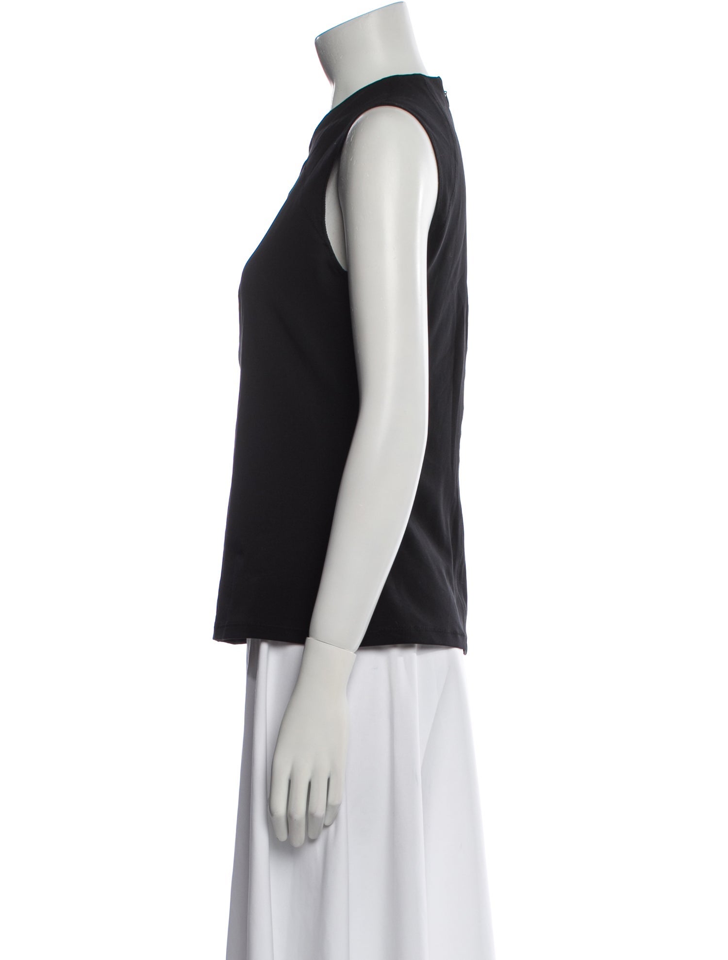 Derek Lam Mock Neck Sleeveless Top