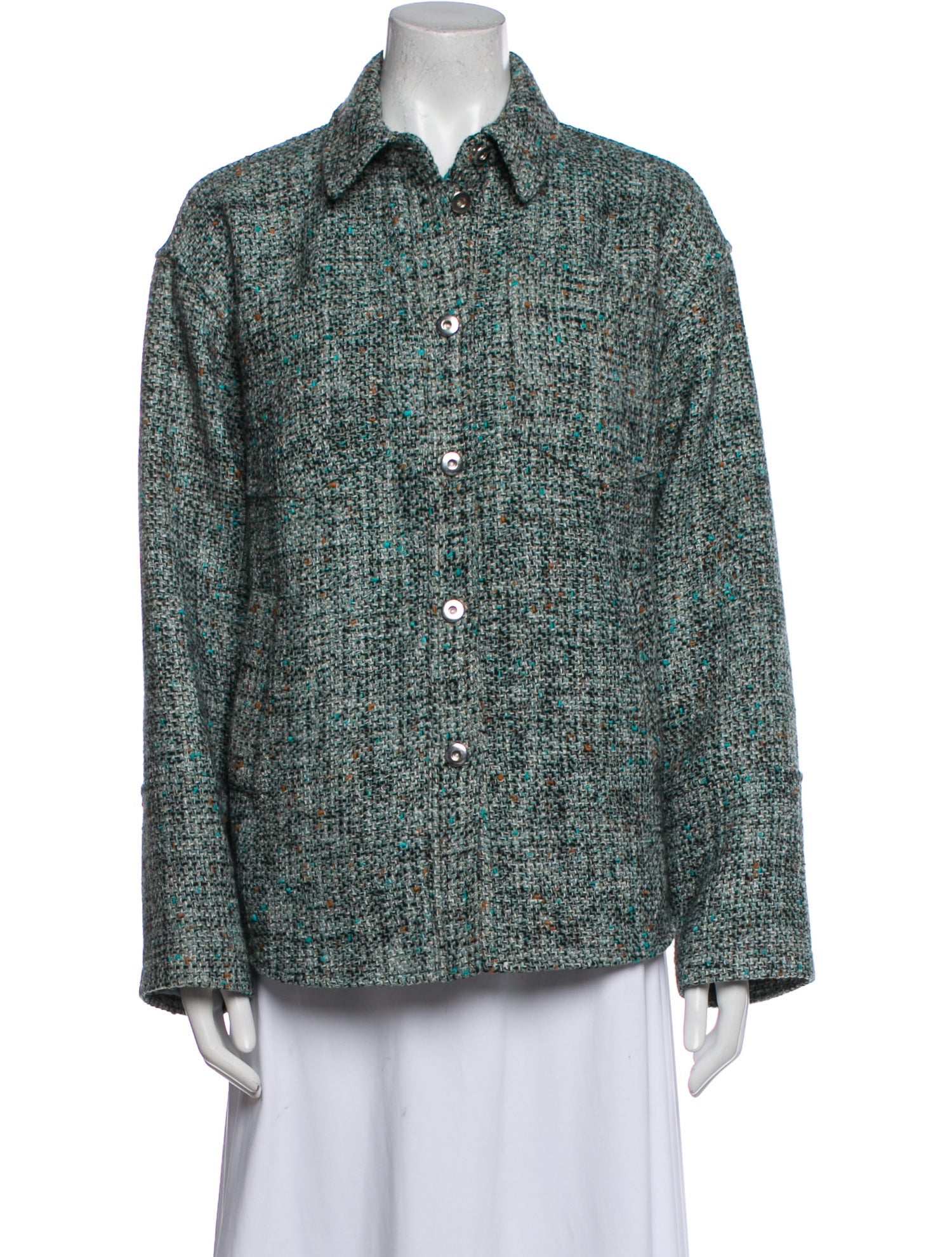Derek Lam Tweed Pattern Evening Jacket