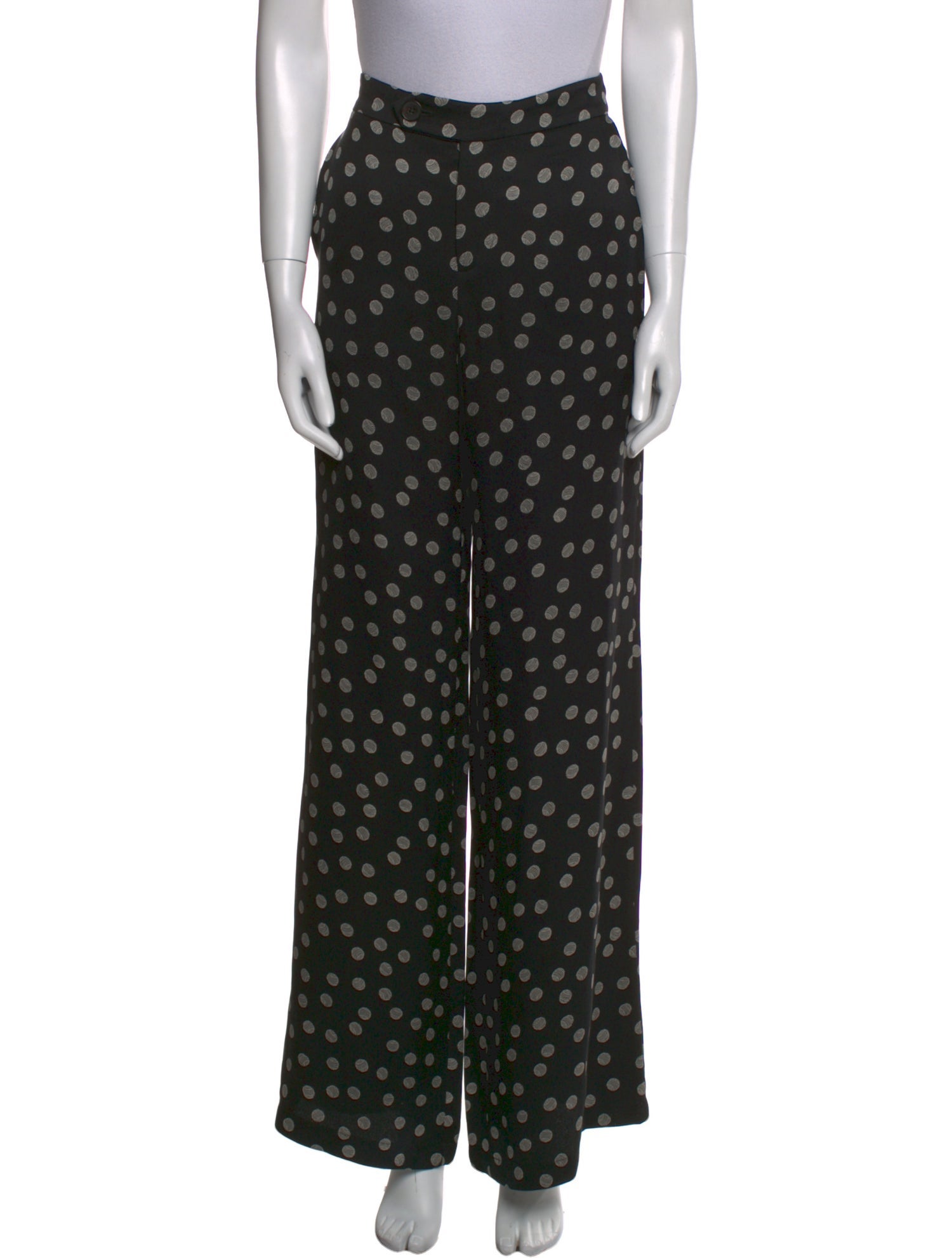 Derek Lam Silk Wide Leg Pants