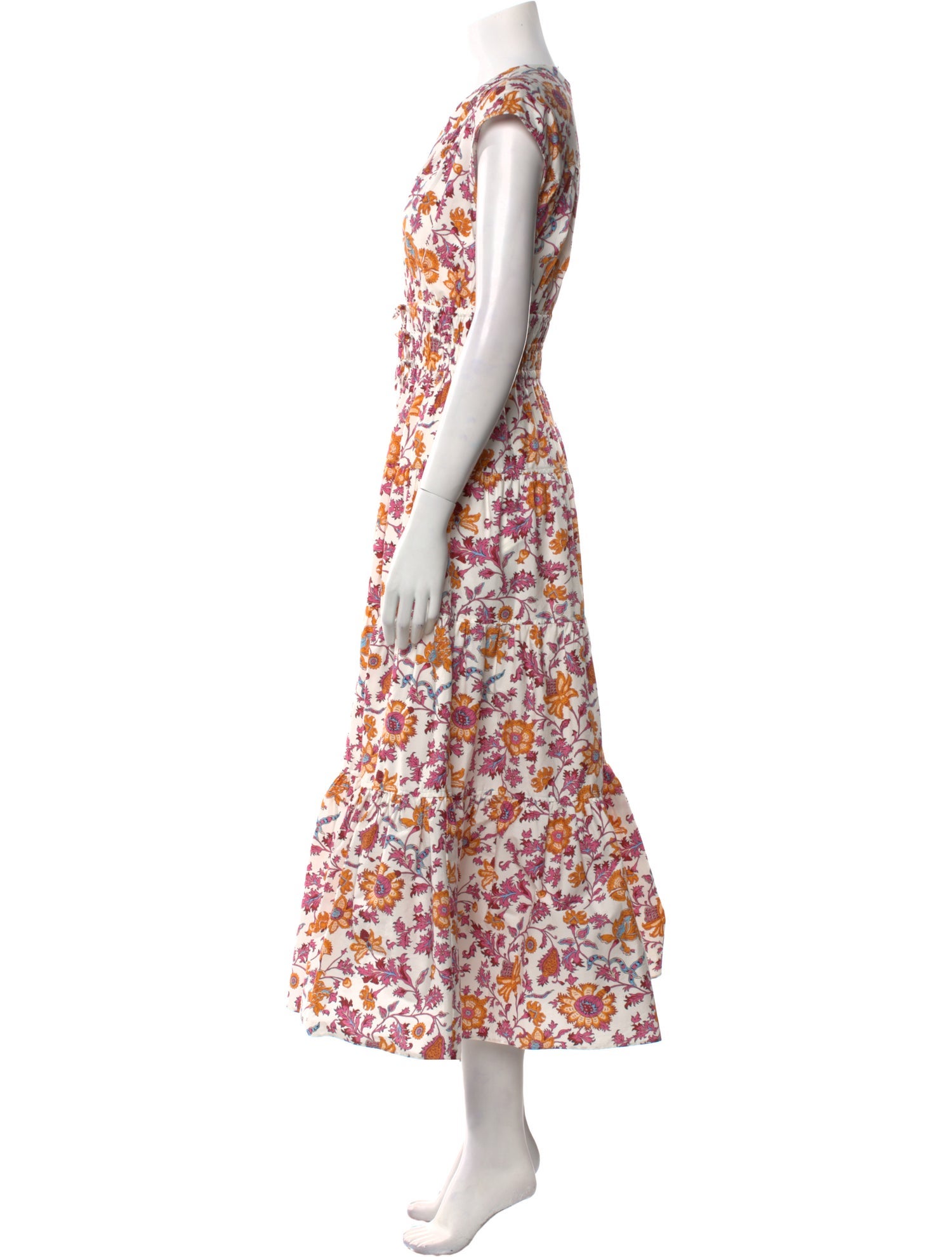 Derek Lam Floral Print Long Dress