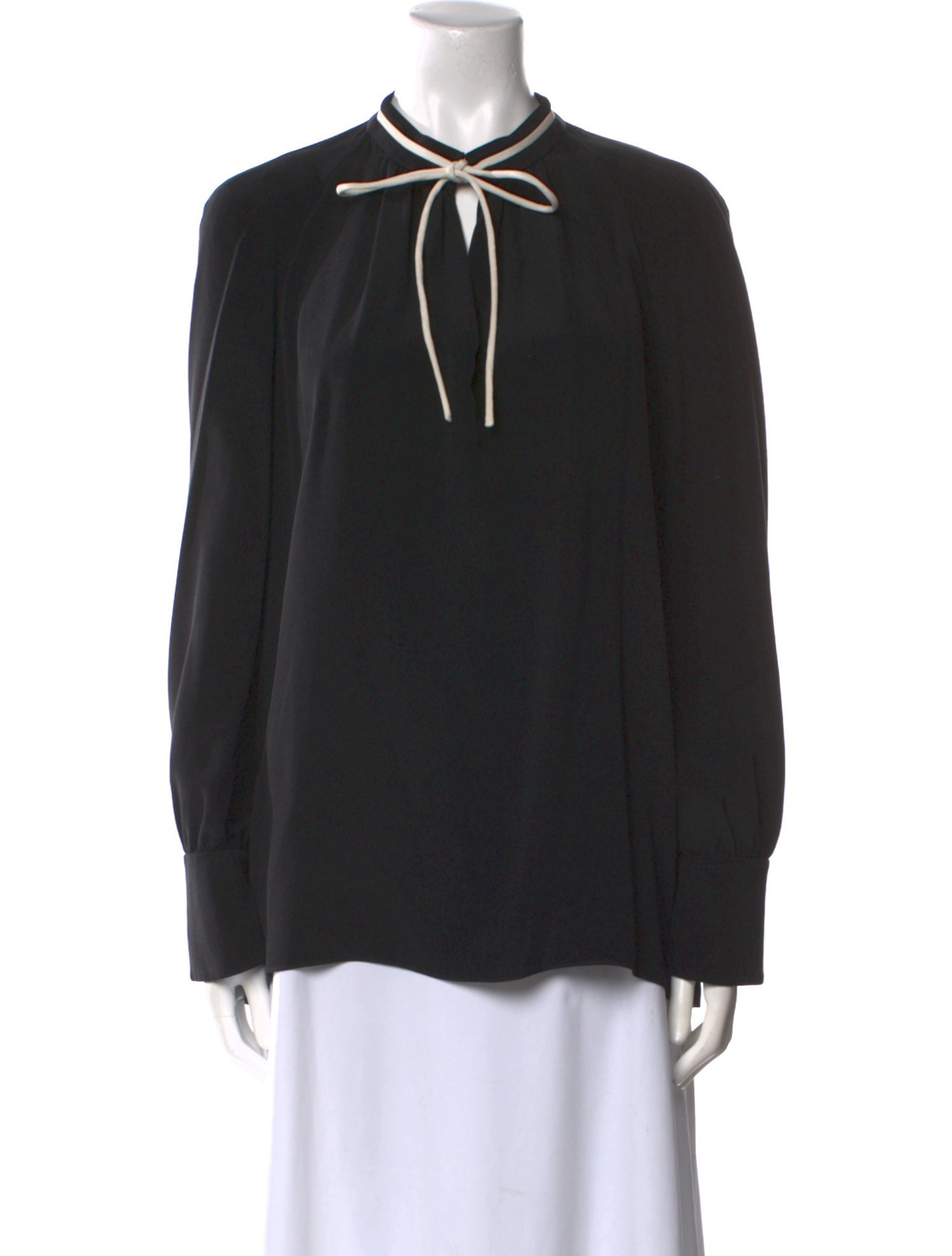 Derek Lam Silk V-Neck Blouse