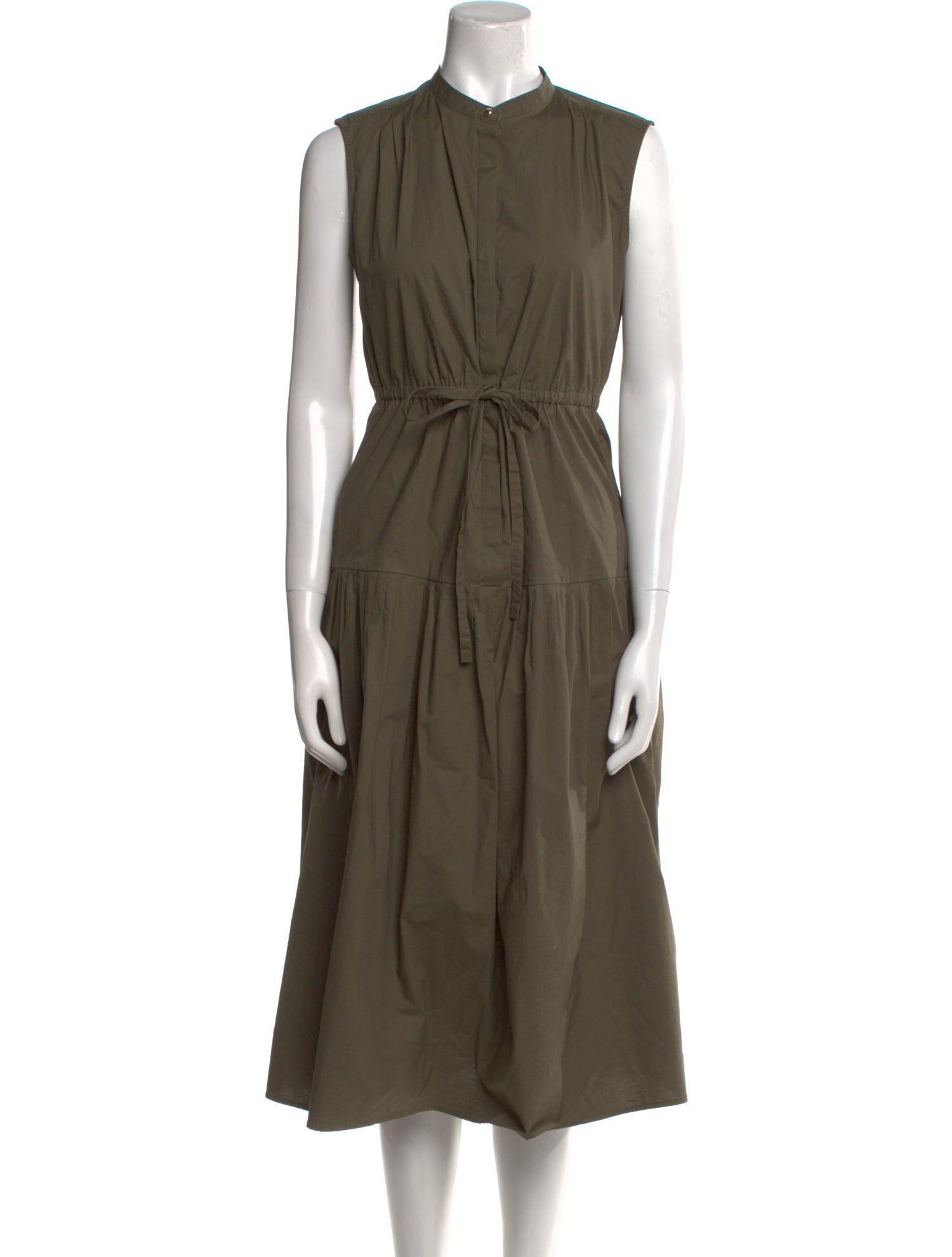 Derek Lam Crew Neck Midi Length Dress