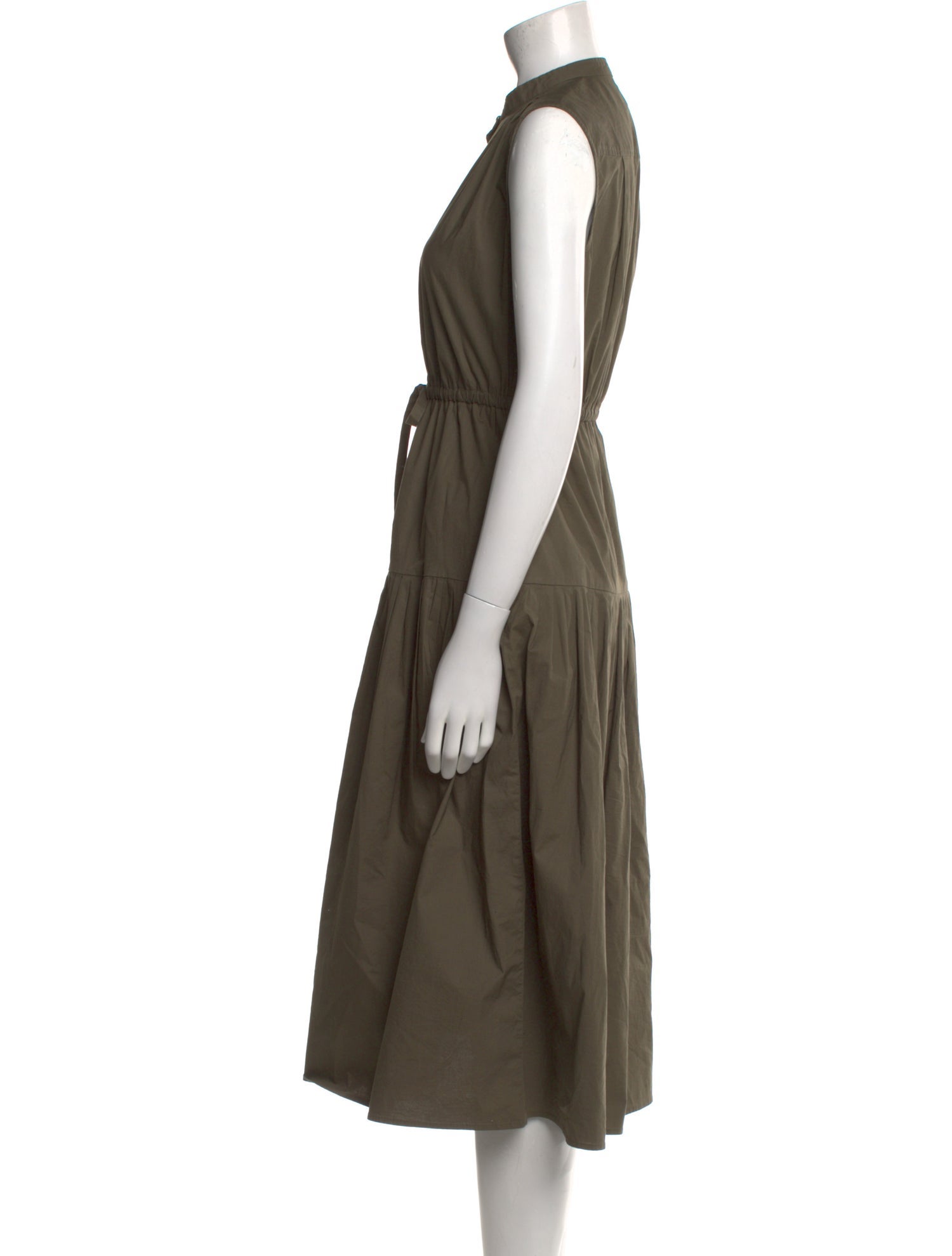 Derek Lam Crew Neck Midi Length Dress
