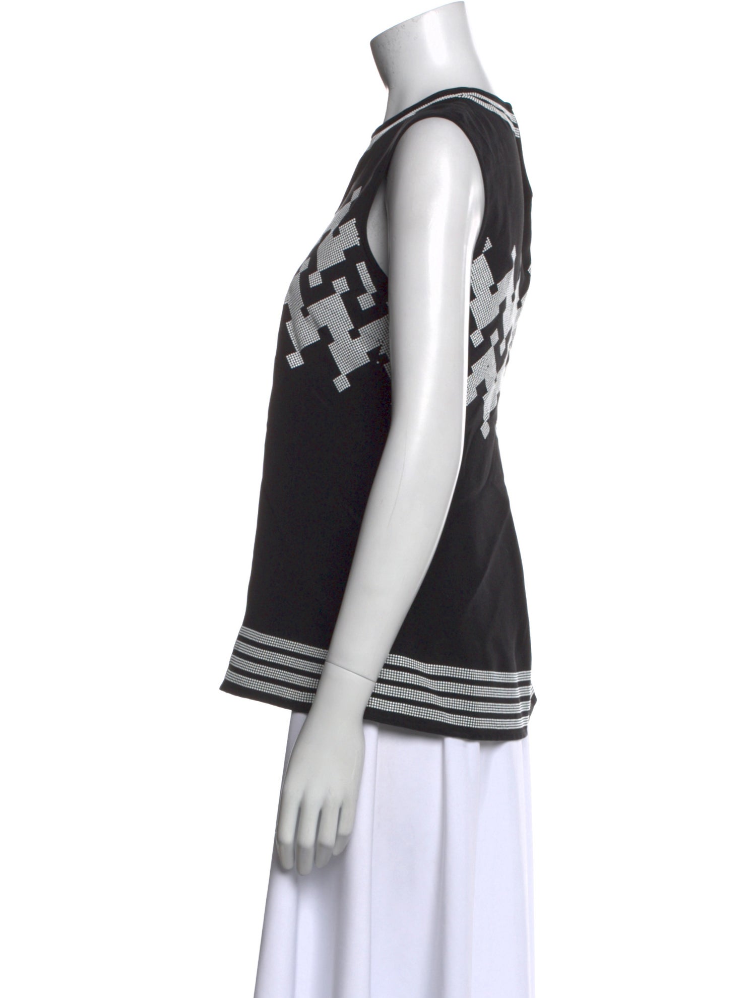 Derek Lam Silk Printed Top