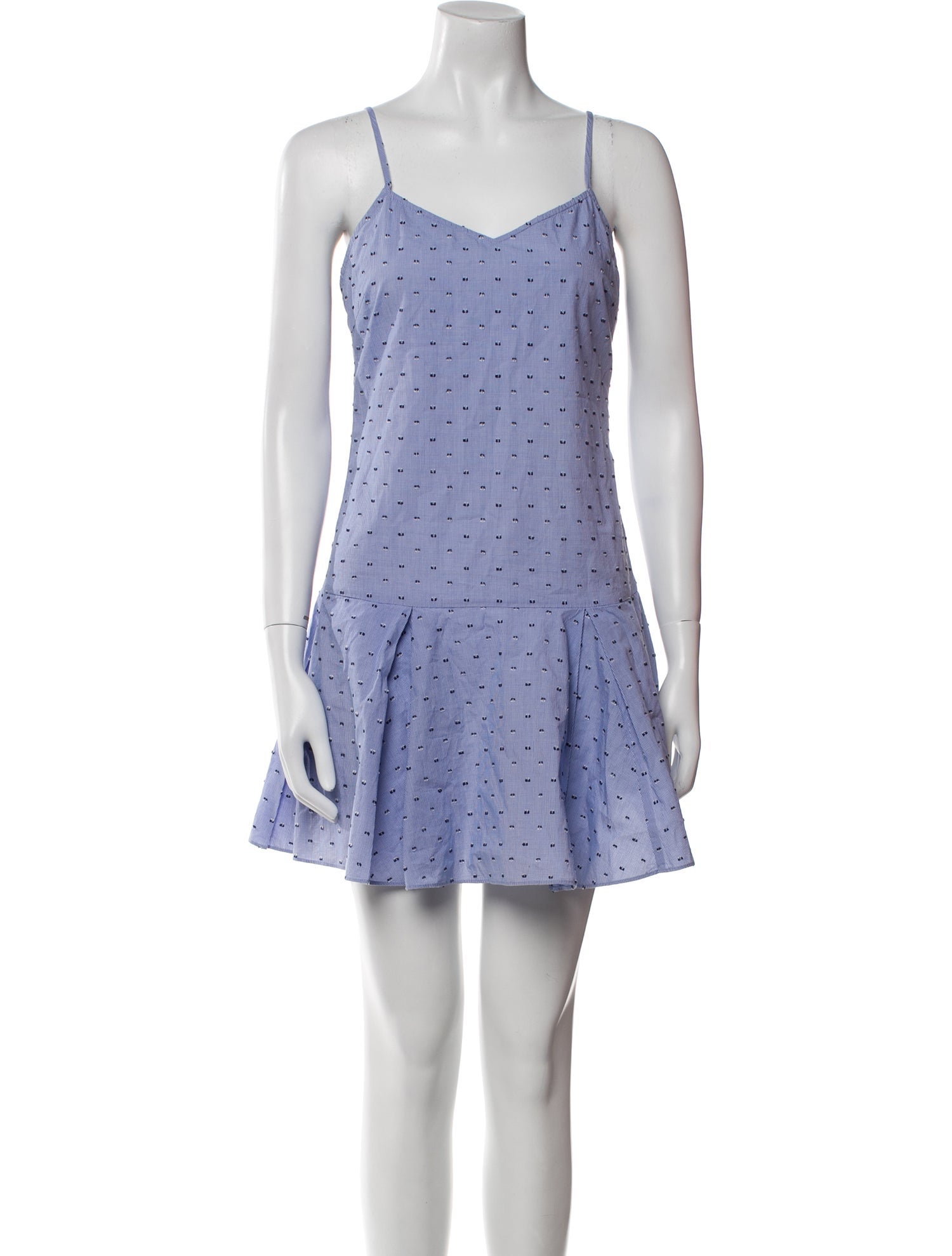 Derek Lam Polka Dot Print Mini Dress