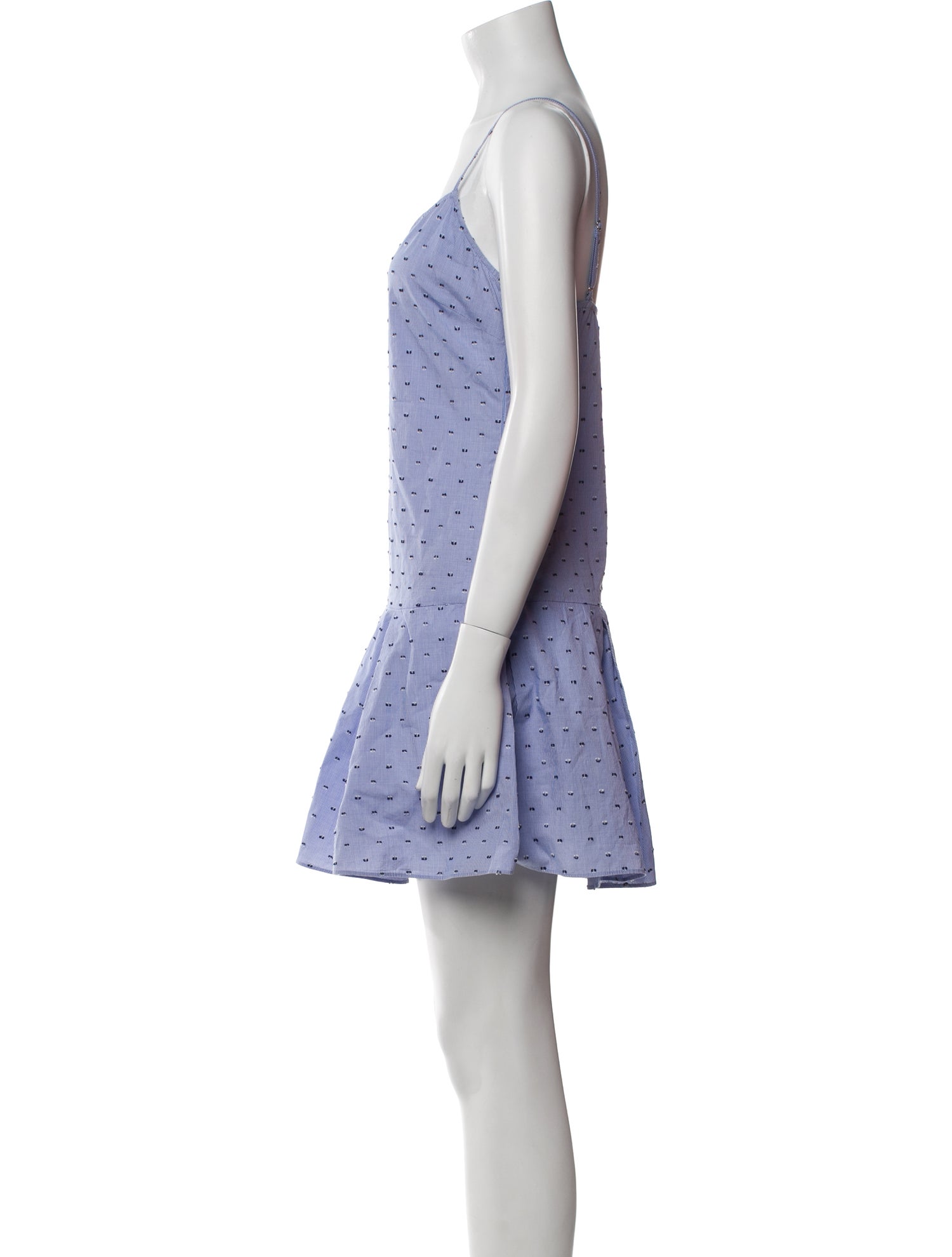 Derek Lam Polka Dot Print Mini Dress