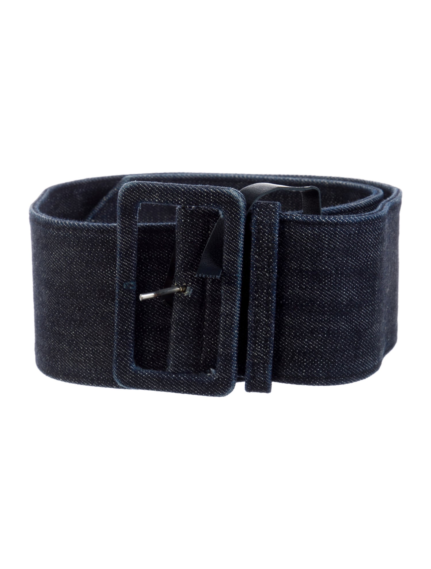 Derek Lam Wide Denim Waist Belt