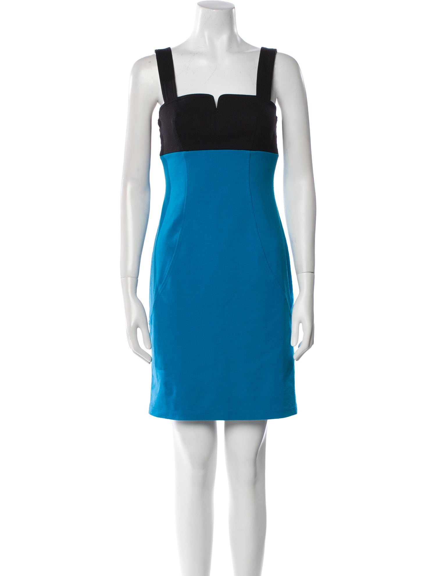 Derek Lam Square Neckline Mini Dress