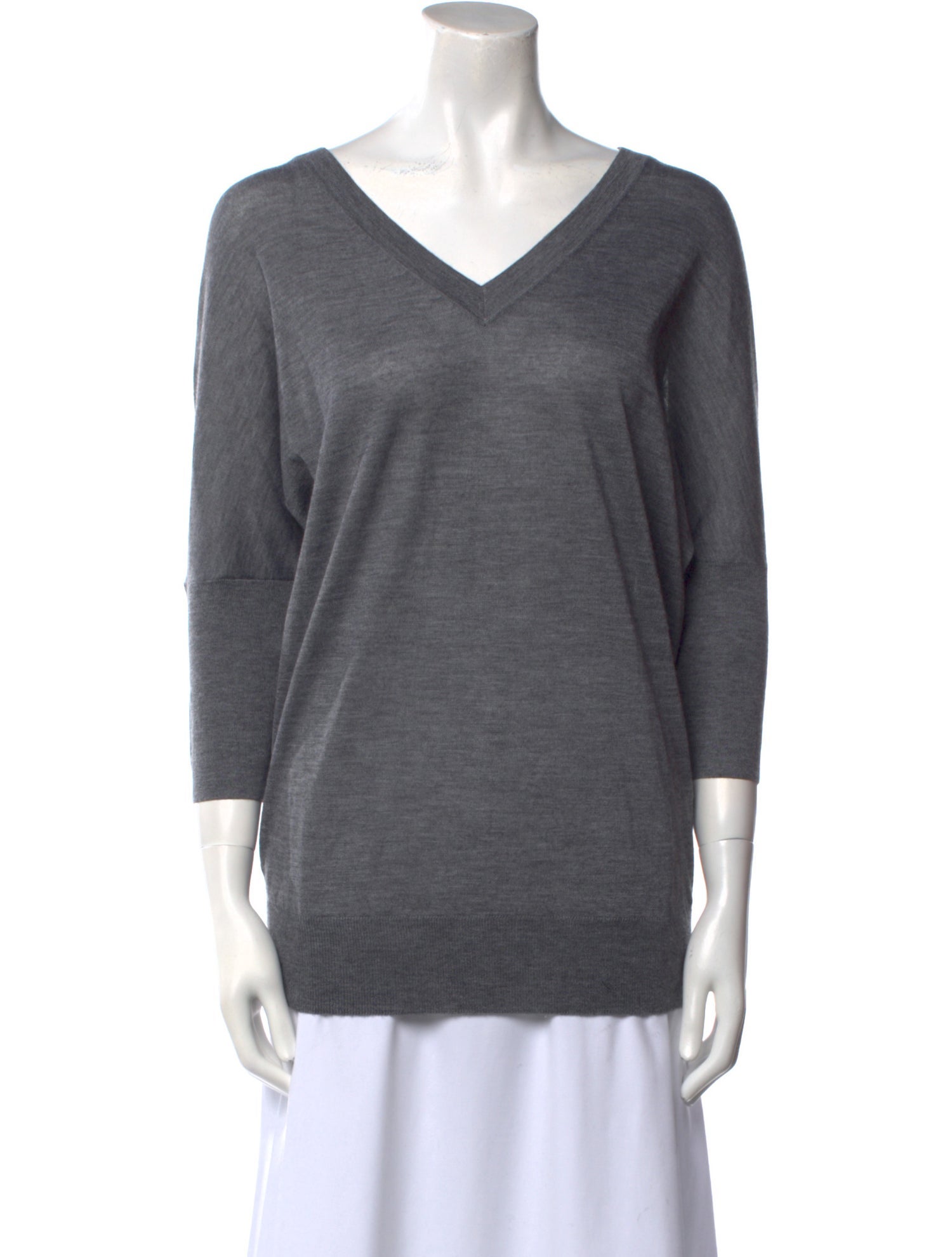 Derek Lam Cashmere V-Neck Top