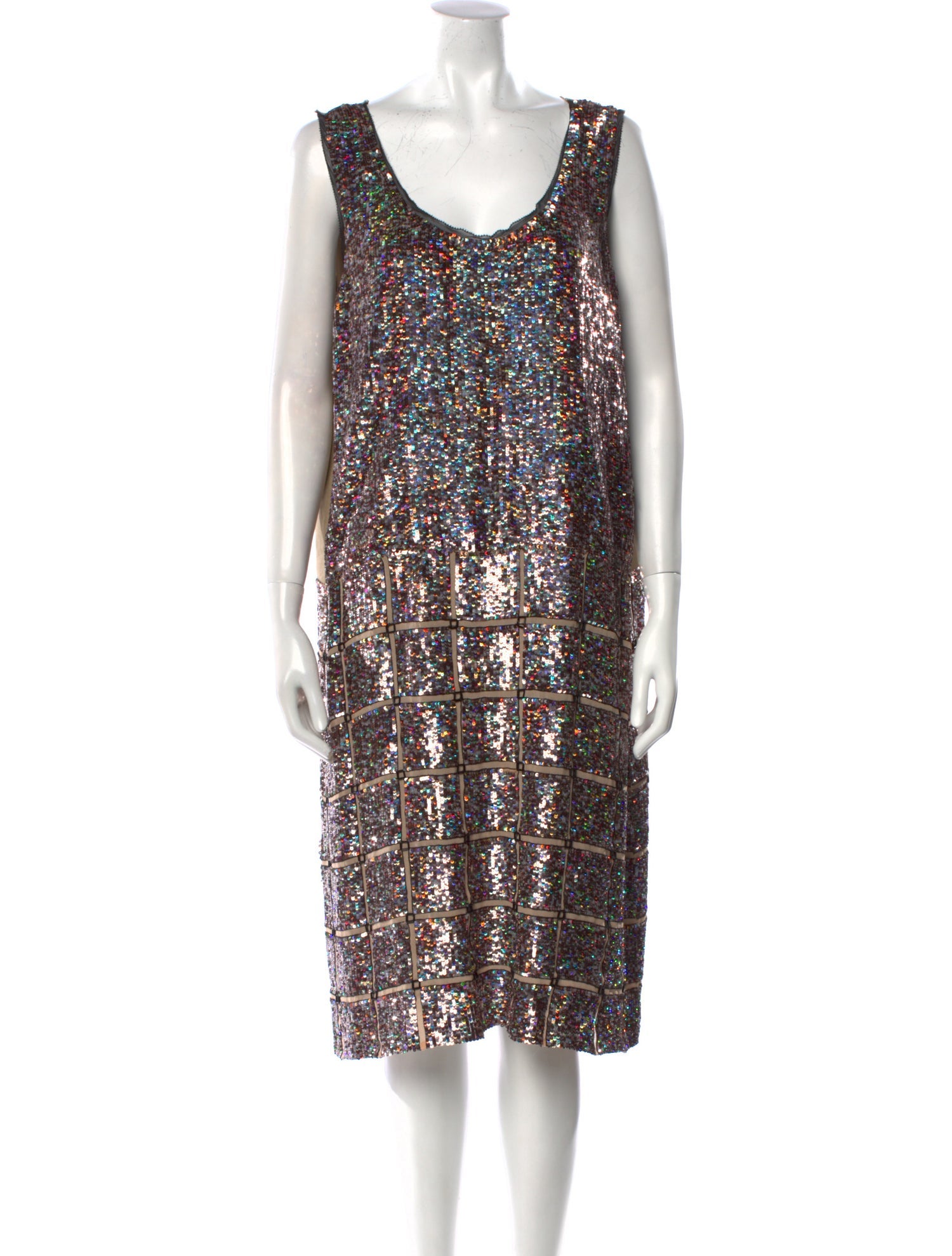 Derek Lam Printed Knee-Length Dress