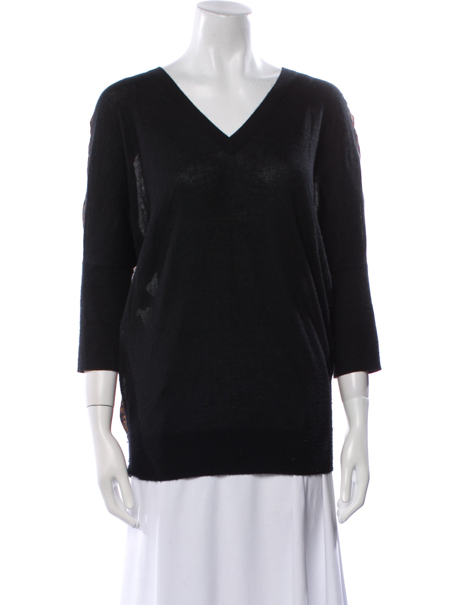 Derek Lam Cashmere V-Neck Top