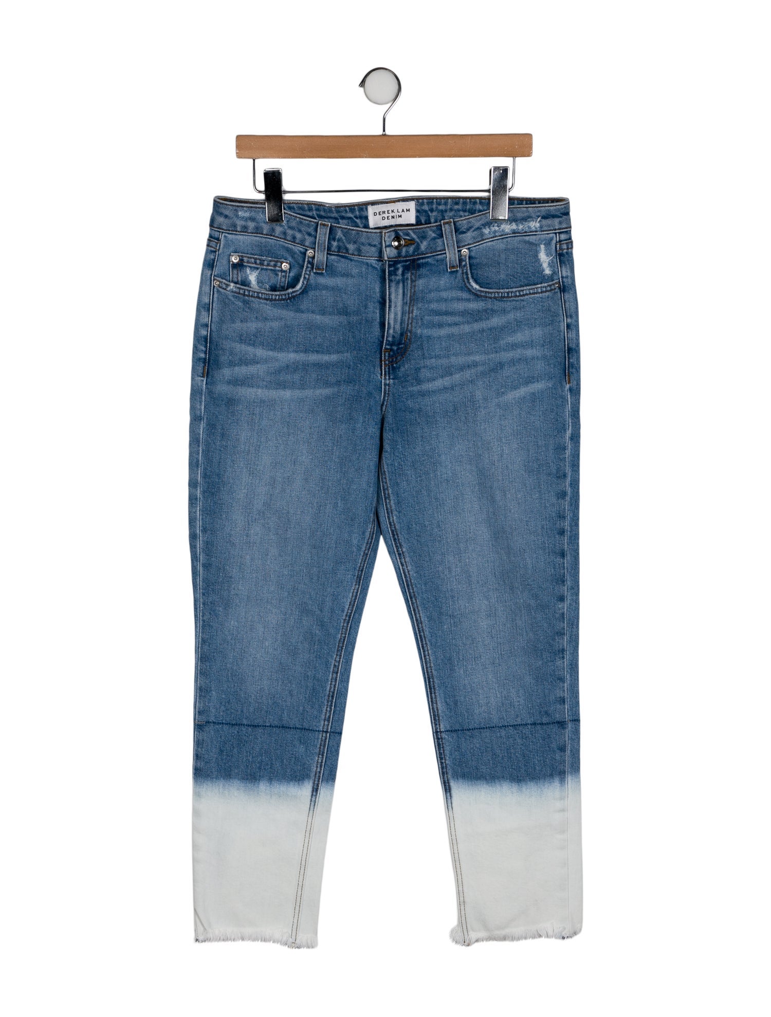 Derek Lam Mid-Rise Straight Leg Jeans