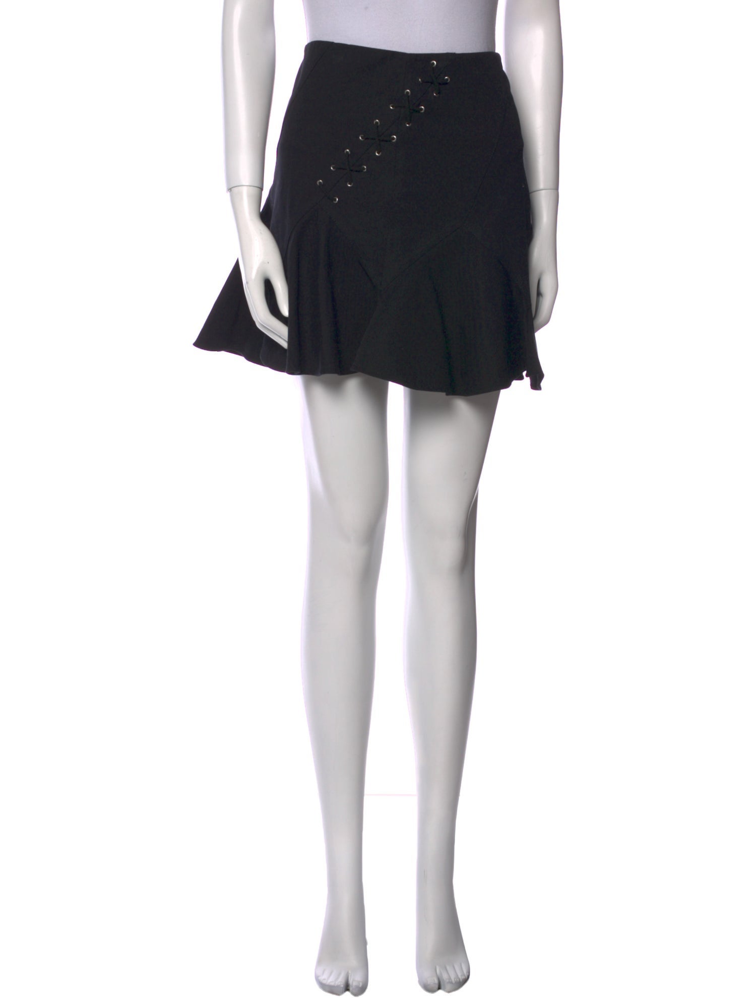 Derek Lam Ruffle Embellishment Mini Skirt