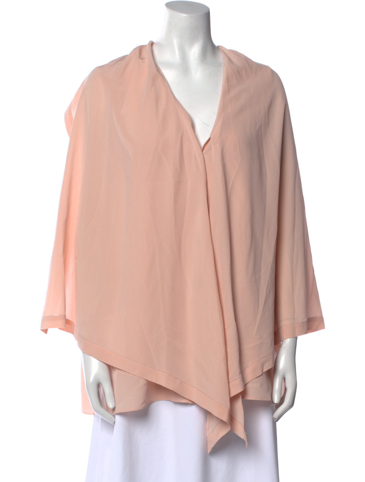 Derek Lam Silk V-Neck Blouse