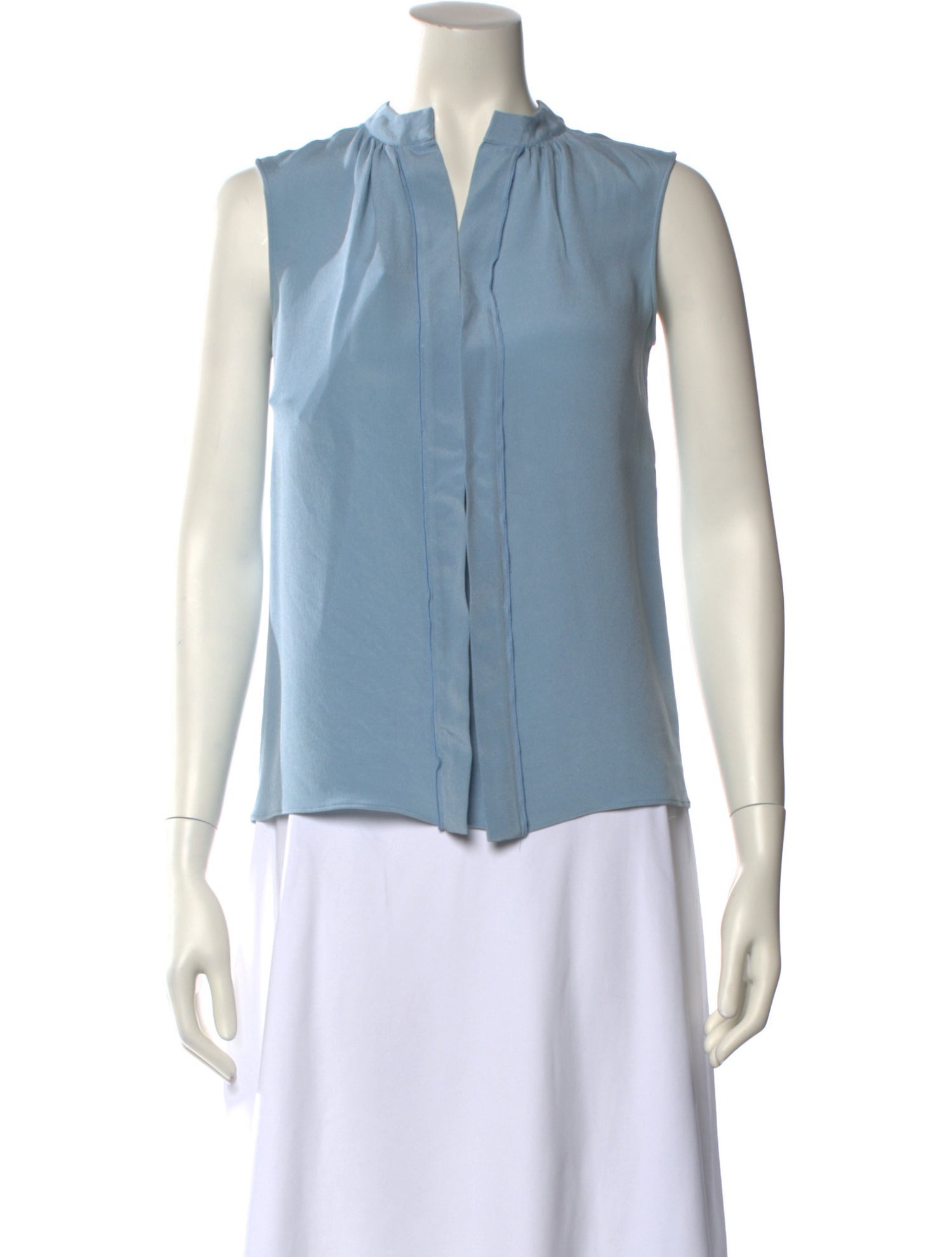 Derek Lam Silk V-Neck Blouse