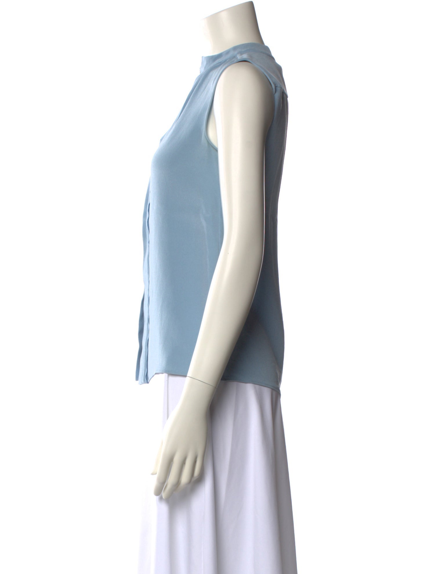 Derek Lam Silk V-Neck Blouse