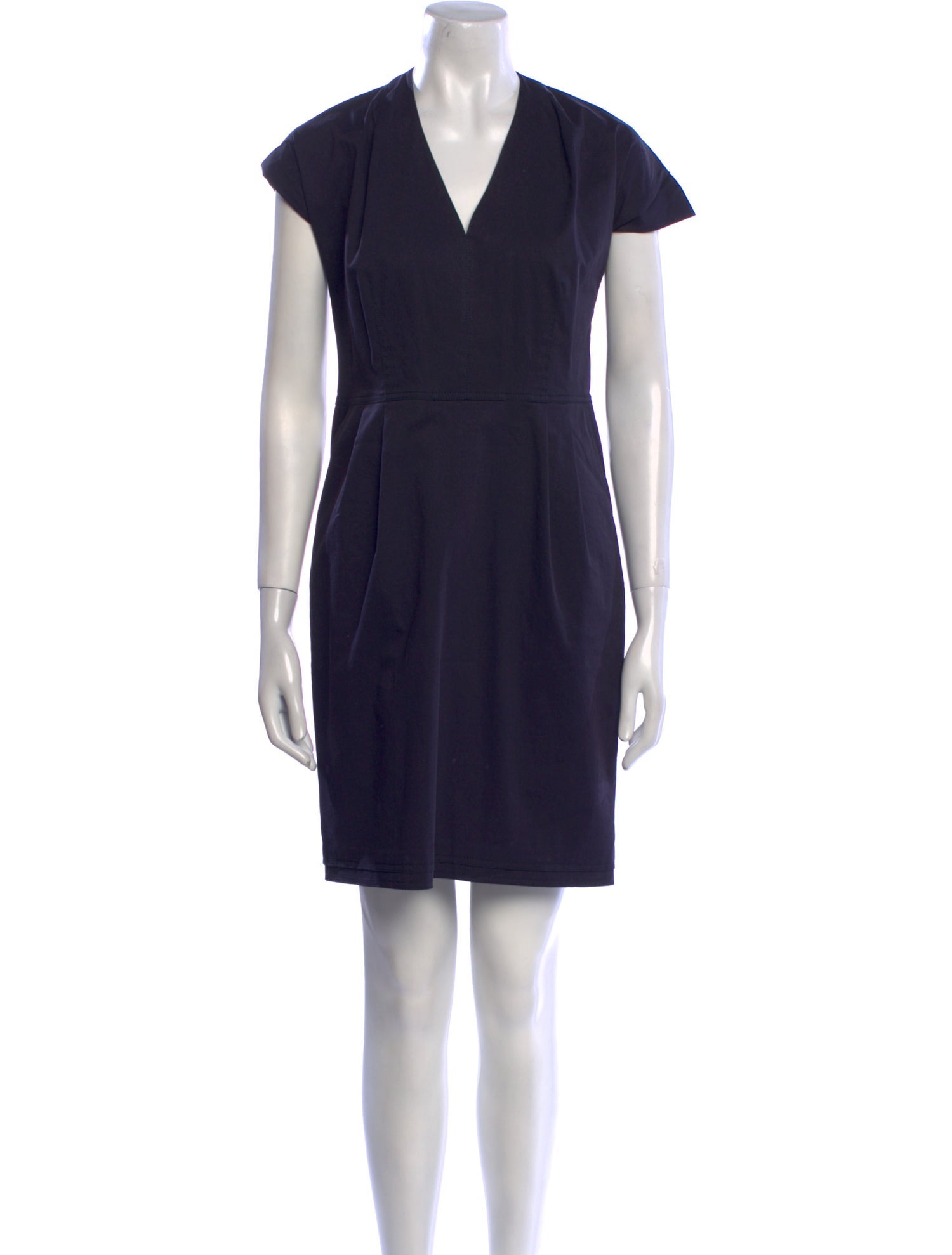 Derek Lam V-Neck Knee-Length Dress