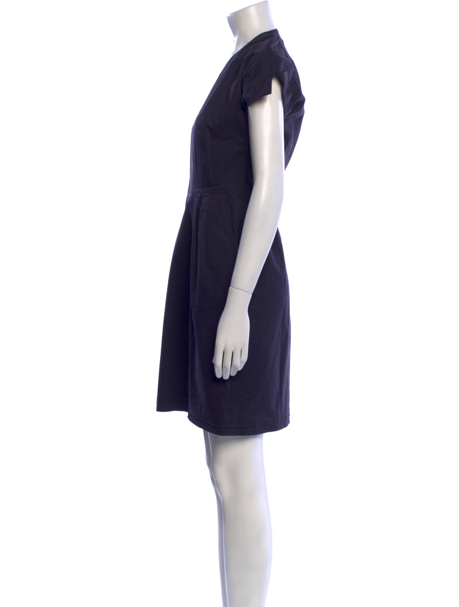 Derek Lam V-Neck Knee-Length Dress