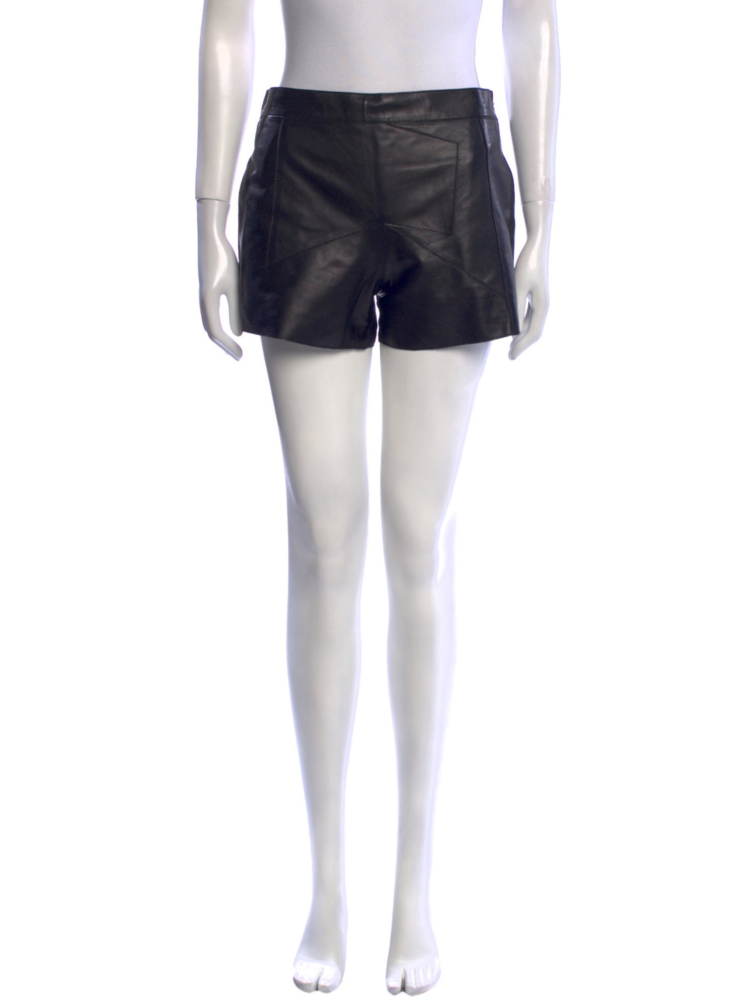 Derek Lam Lambskin Mini Shorts