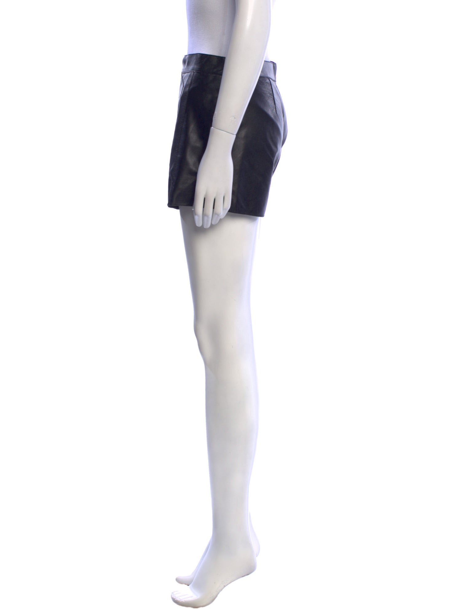 Derek Lam Lambskin Mini Shorts