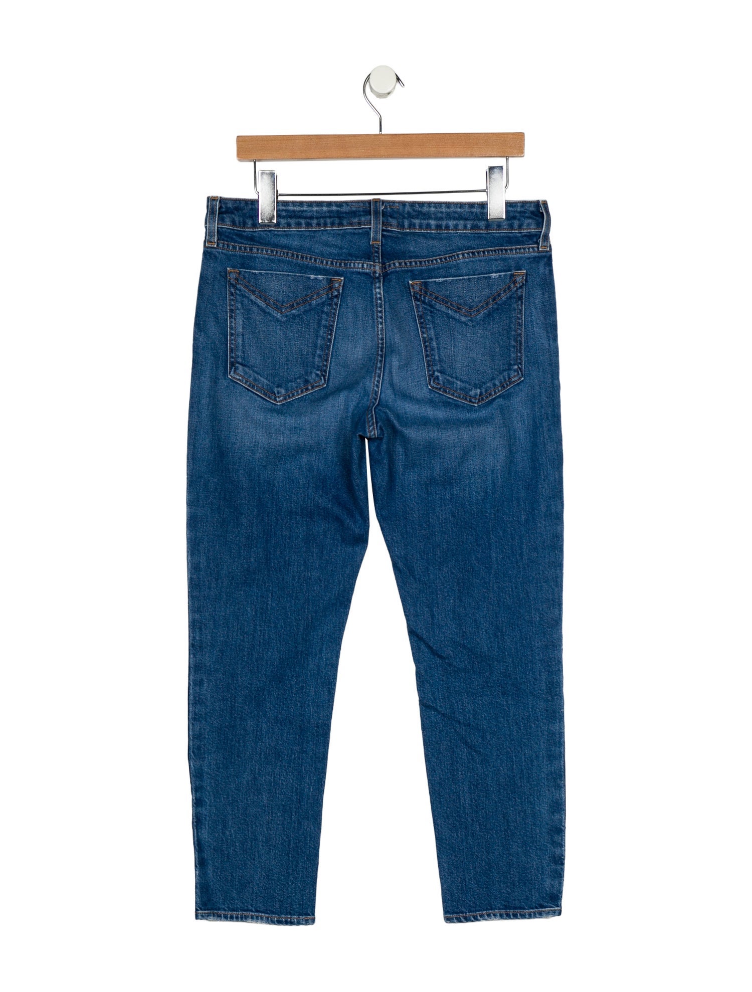 Derek Lam Mid-Rise Straight Leg Jeans