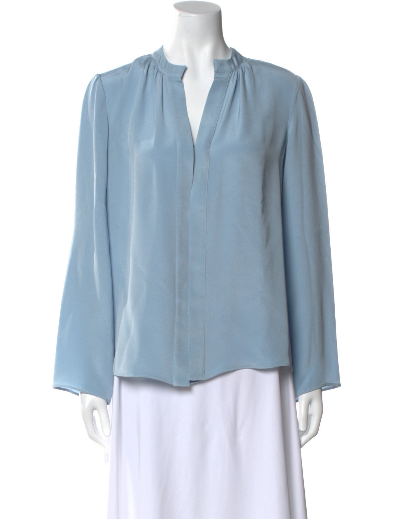 Derek Lam Silk V-Neck Blouse