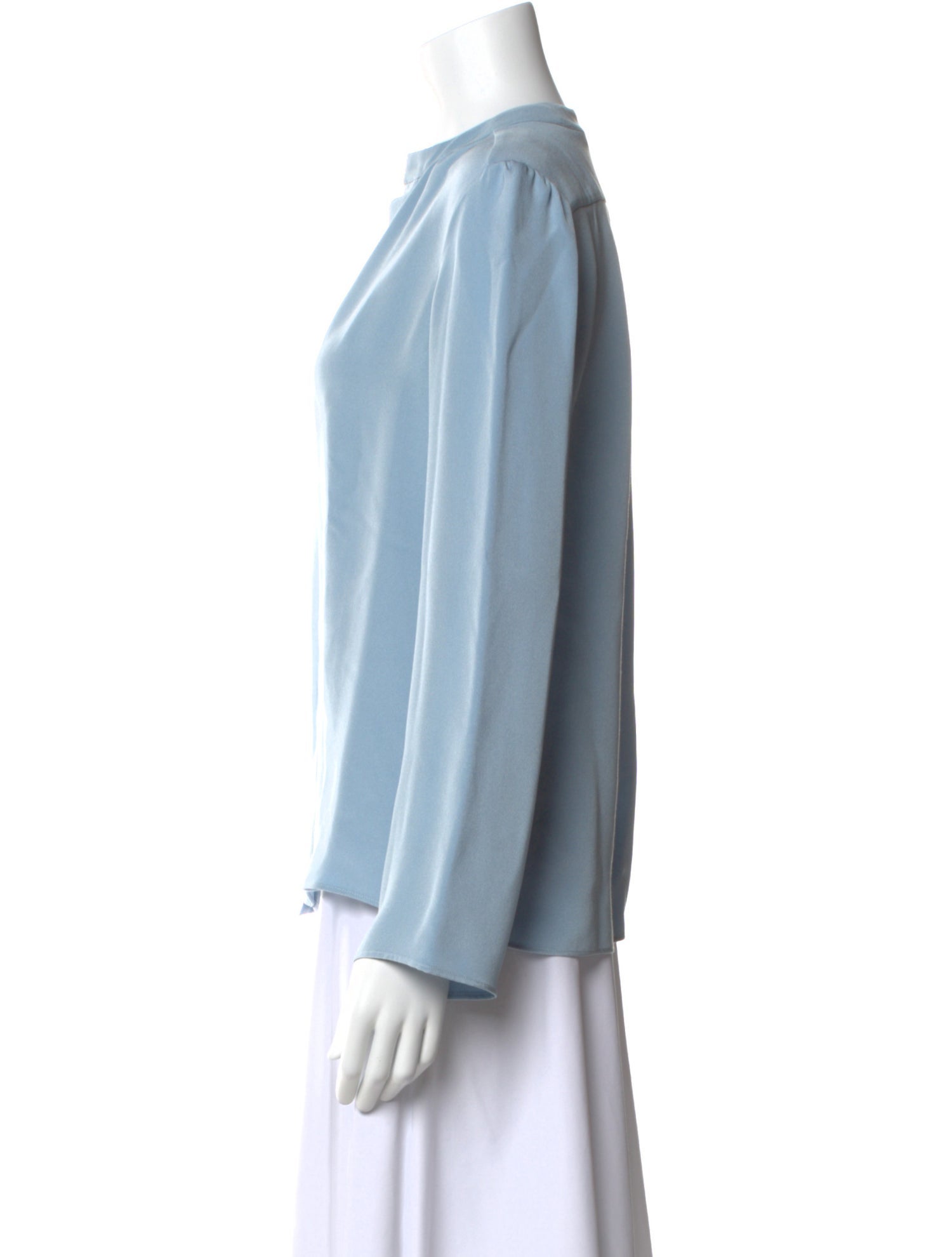 Derek Lam Silk V-Neck Blouse