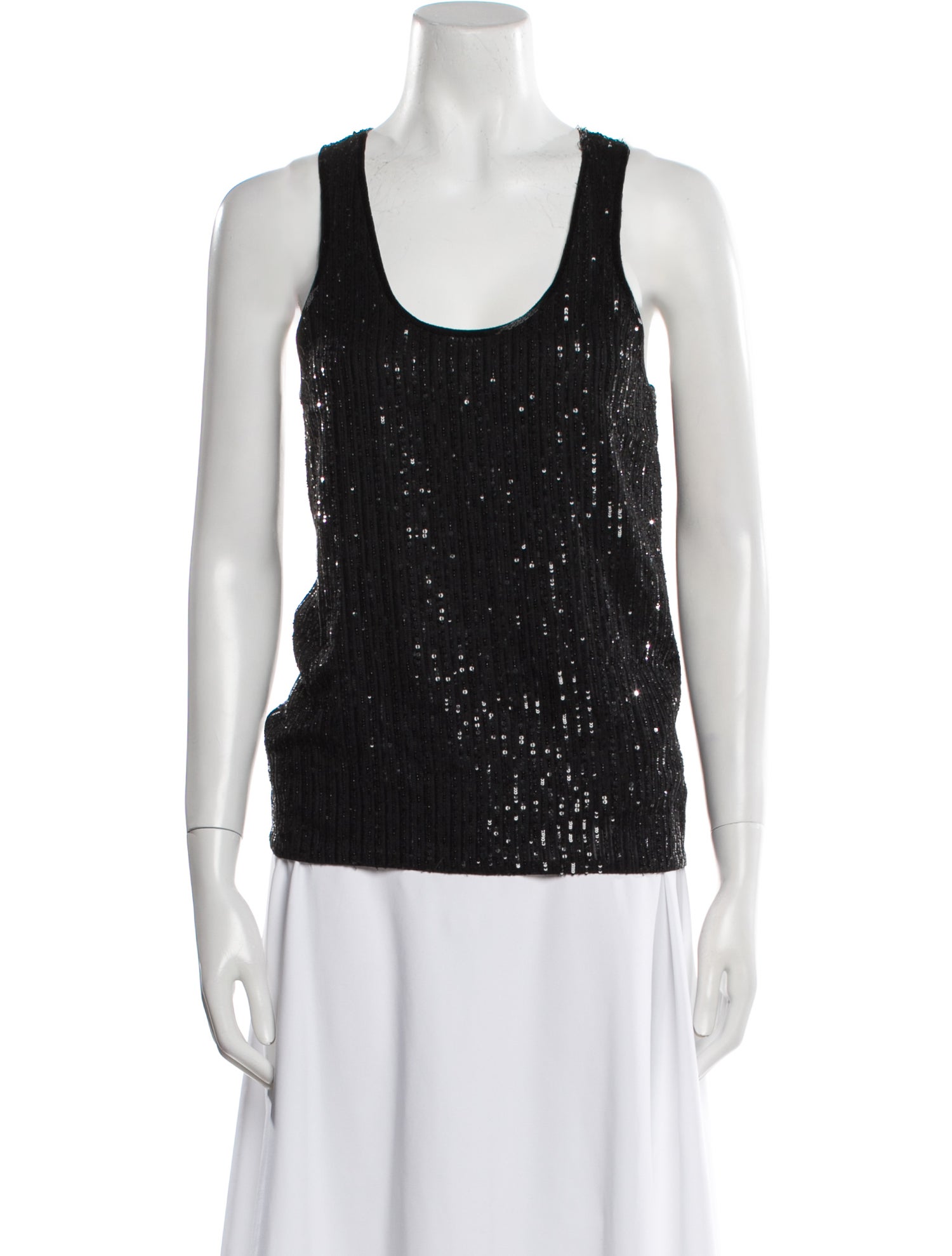 Derek Lam Scoop Neck Sleeveless Top