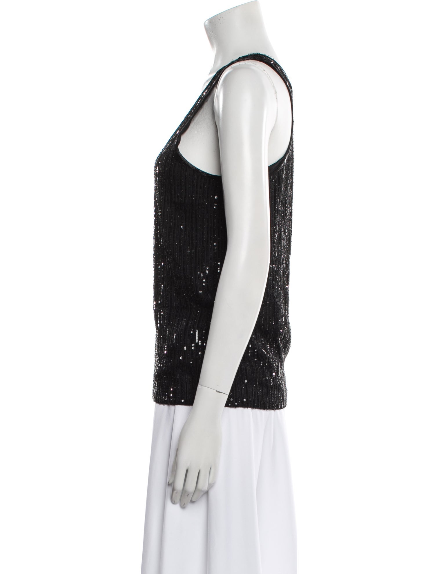 Derek Lam Scoop Neck Sleeveless Top