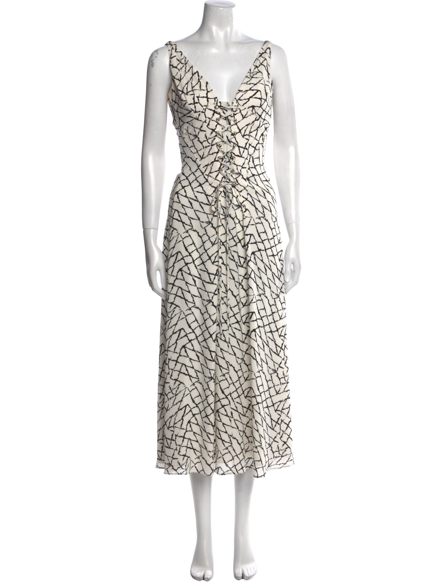 Derek Lam Silk Long Dress