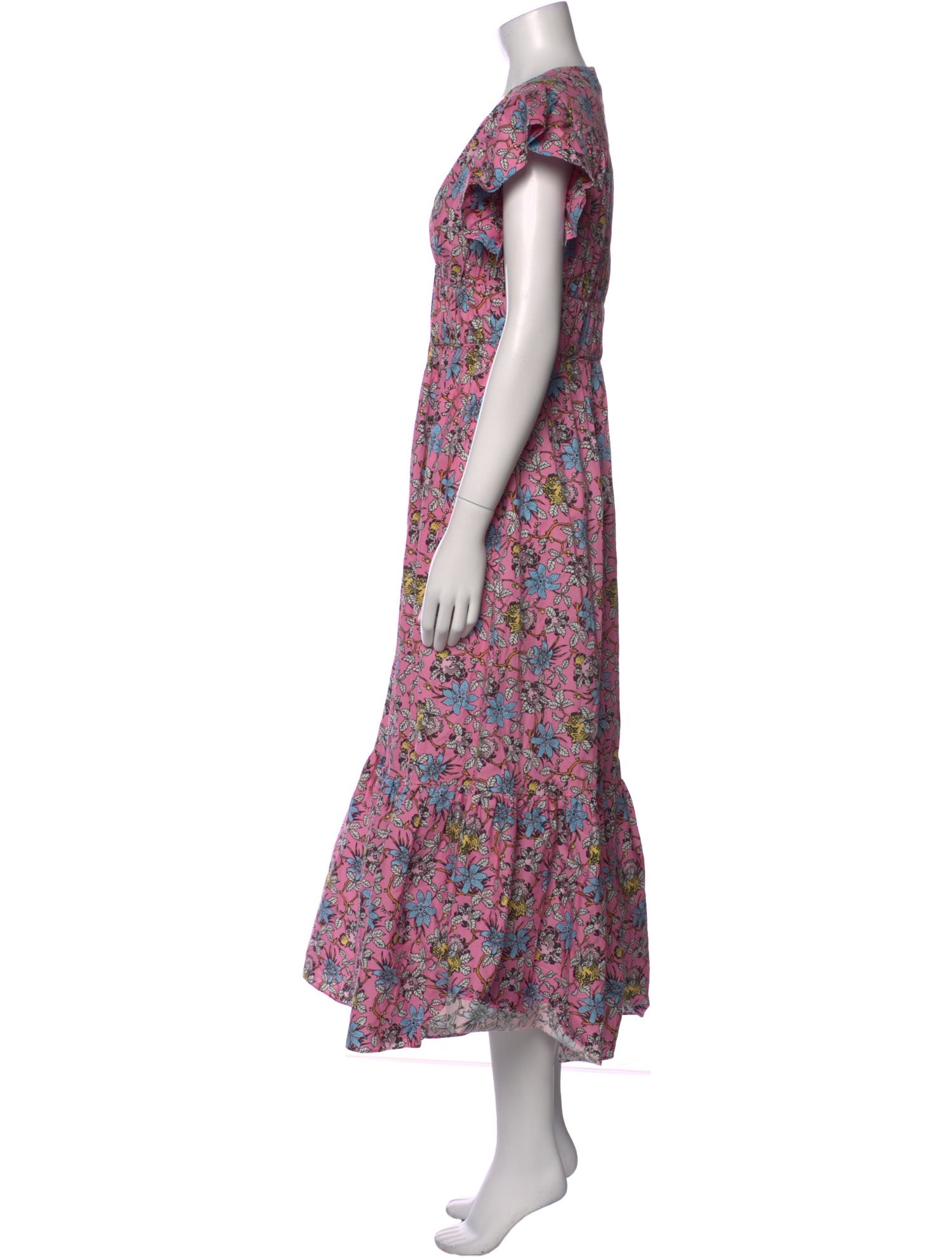Derek Lam Floral Print Long Dress w/ Tags