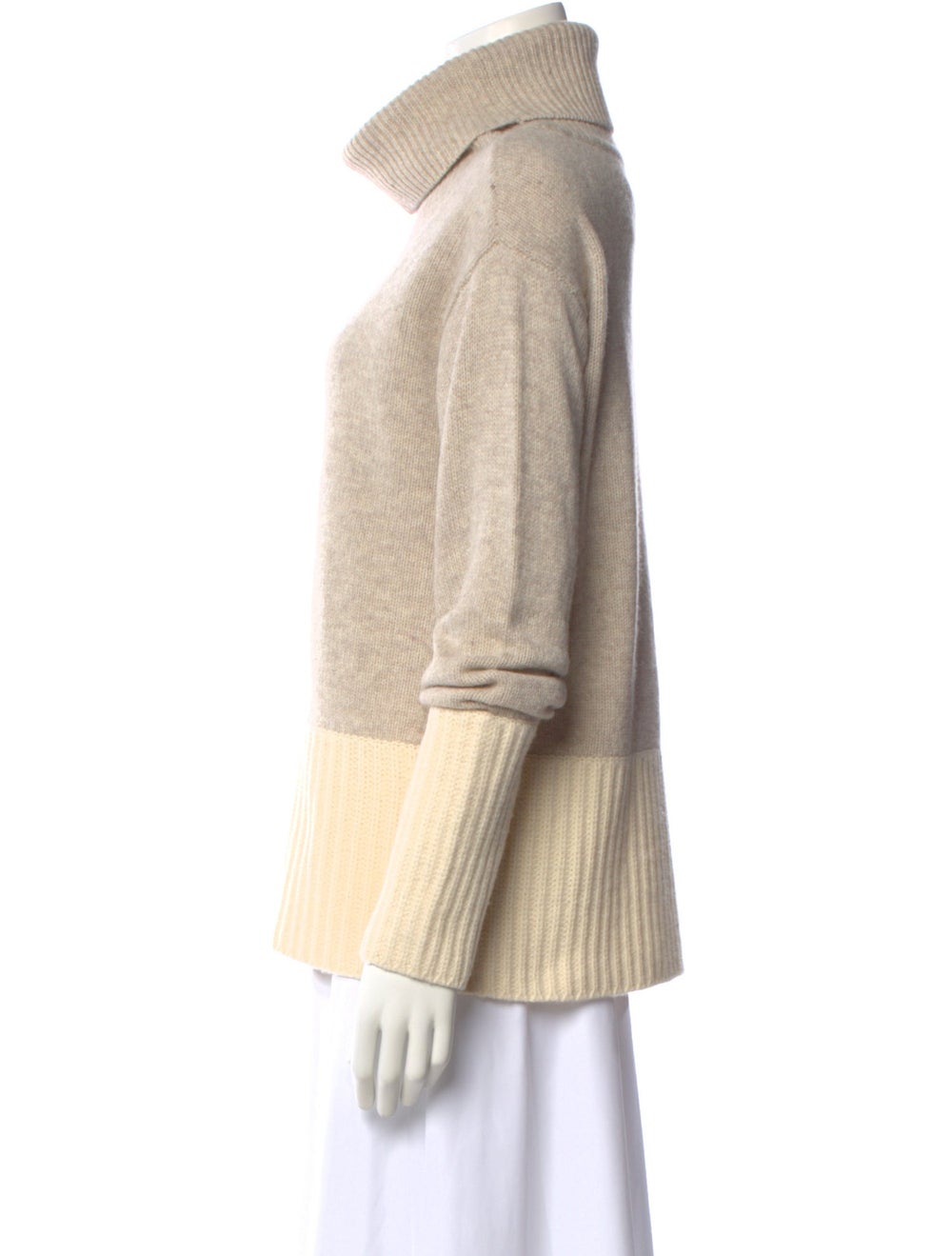 Derek Lam Wool Colorblock Pattern Sweater - image 2