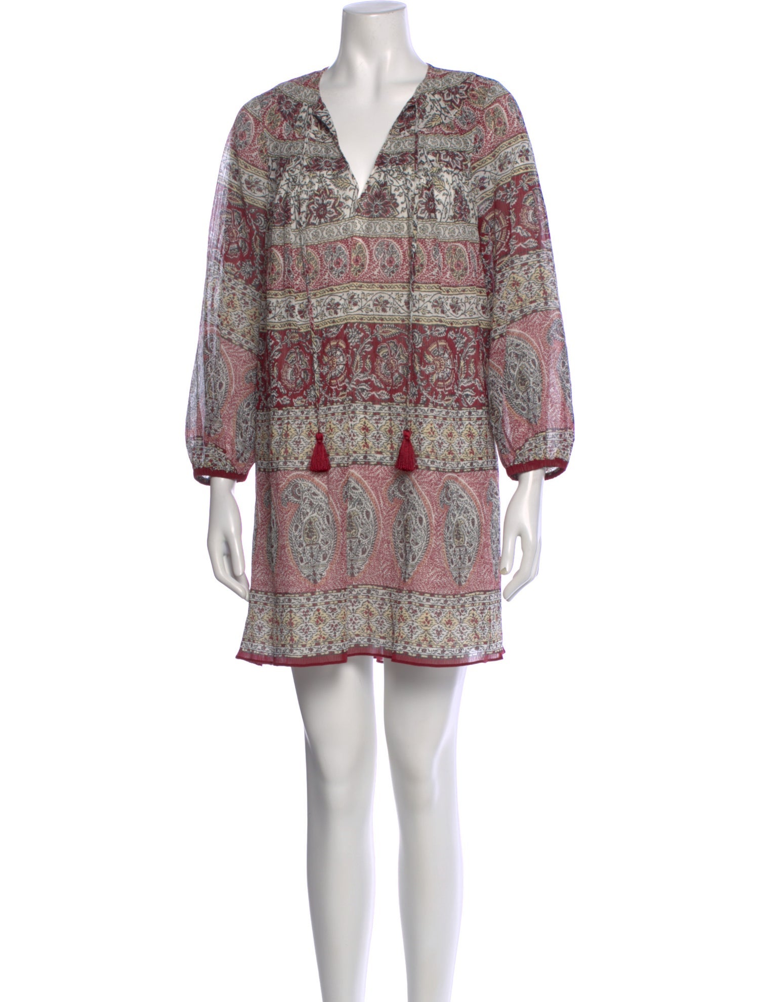 Derek Lam Paisley Print Mini Dress