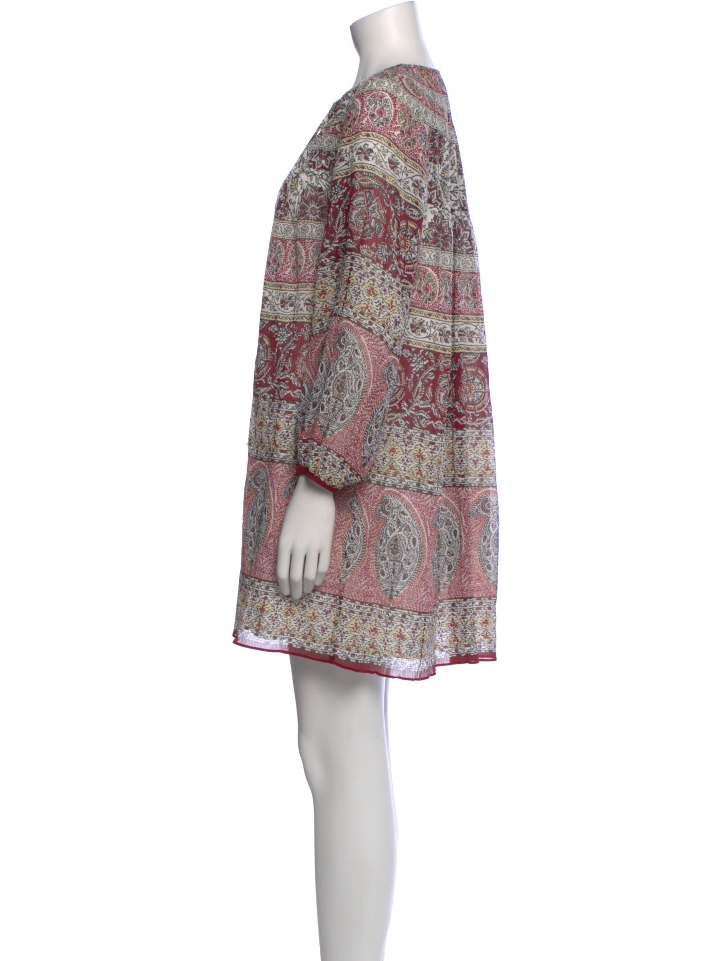Derek Lam Paisley Print Mini Dress