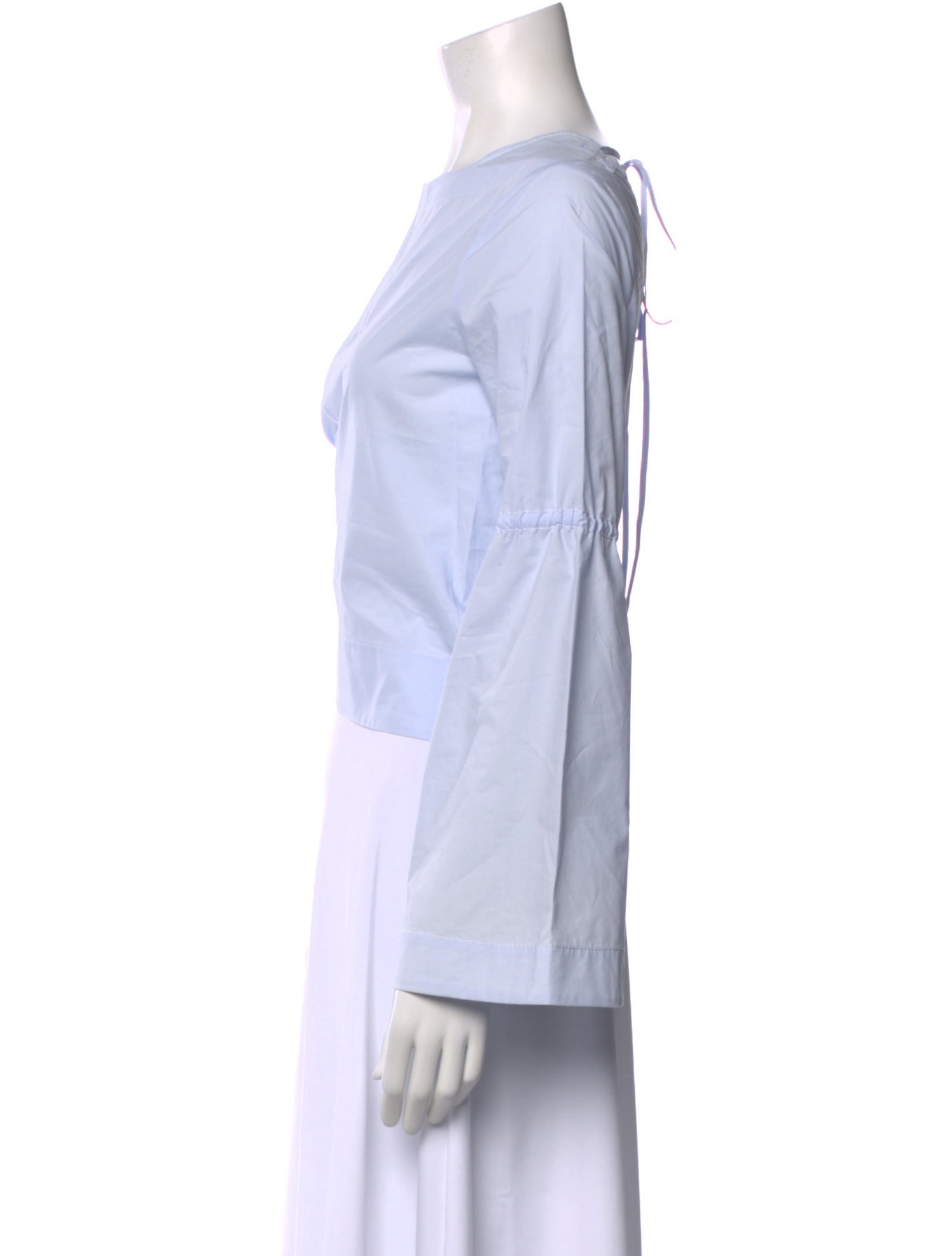 Derek Lam 10 Crosby Crew Neck Long Sleeve Top w/ Tags