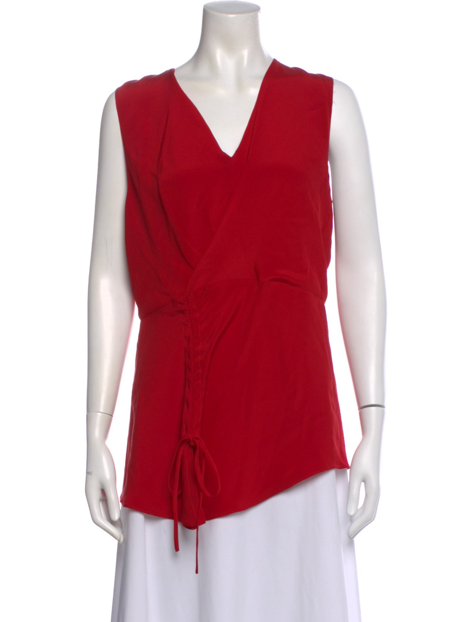 Derek Lam Silk V-Neck Blouse