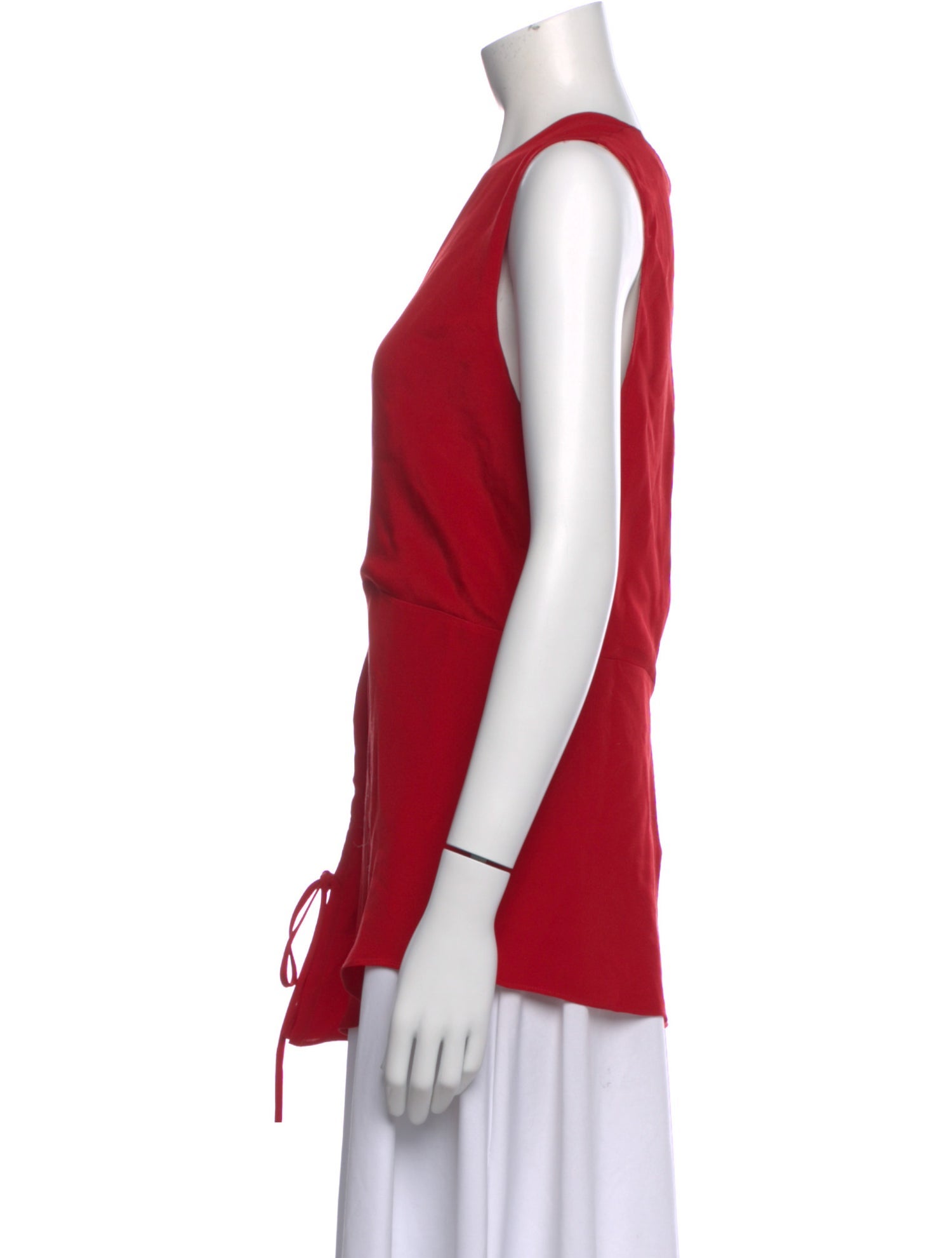 Derek Lam Silk V-Neck Blouse