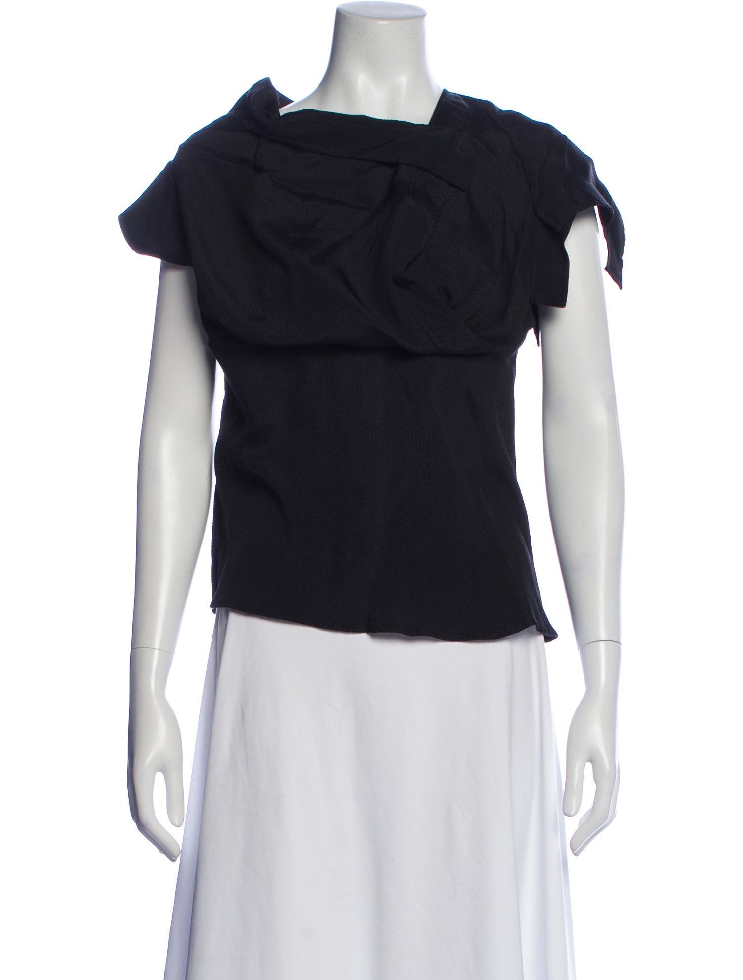 Derek Lam Silk Asymmetrical Top