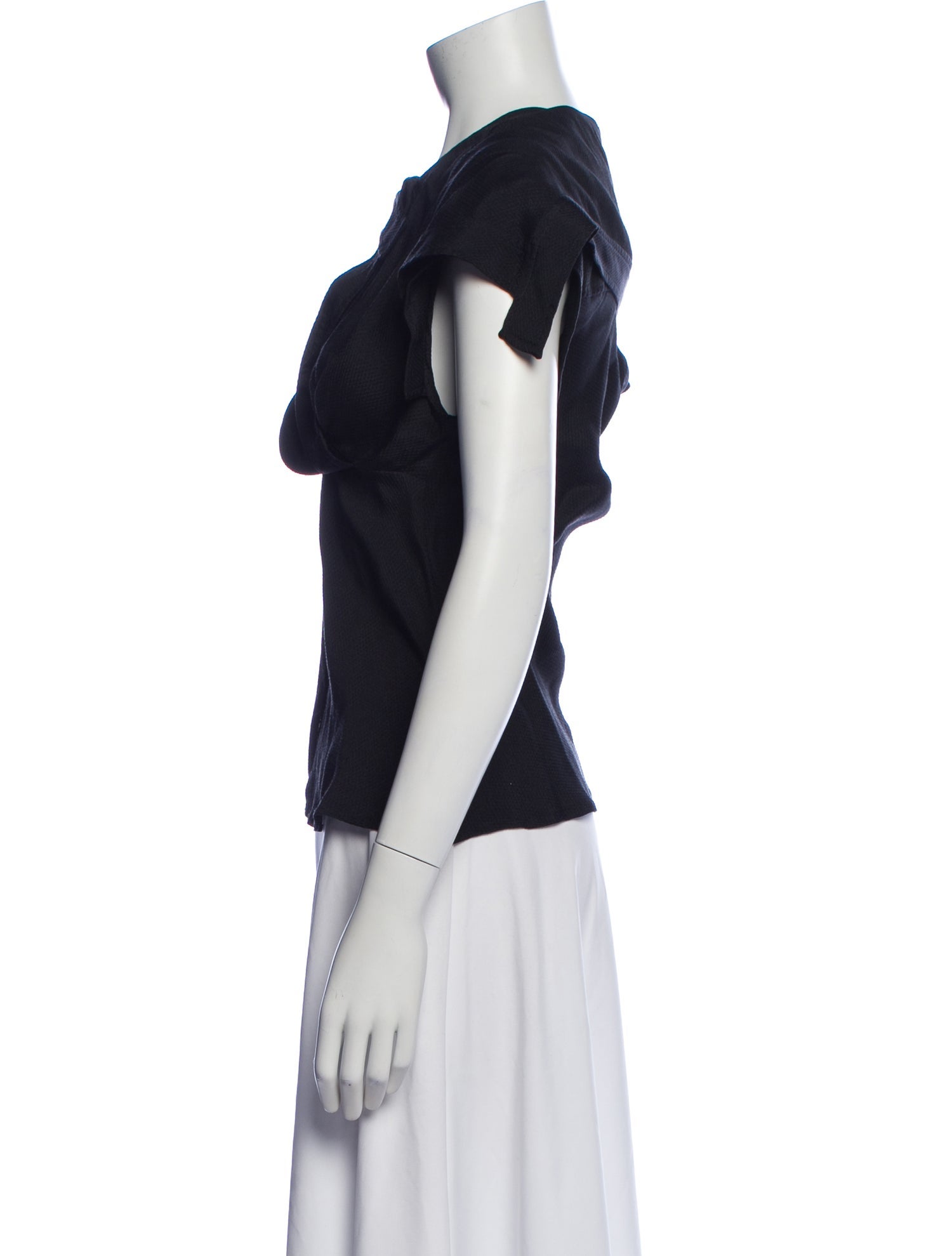 Derek Lam Silk Asymmetrical Top