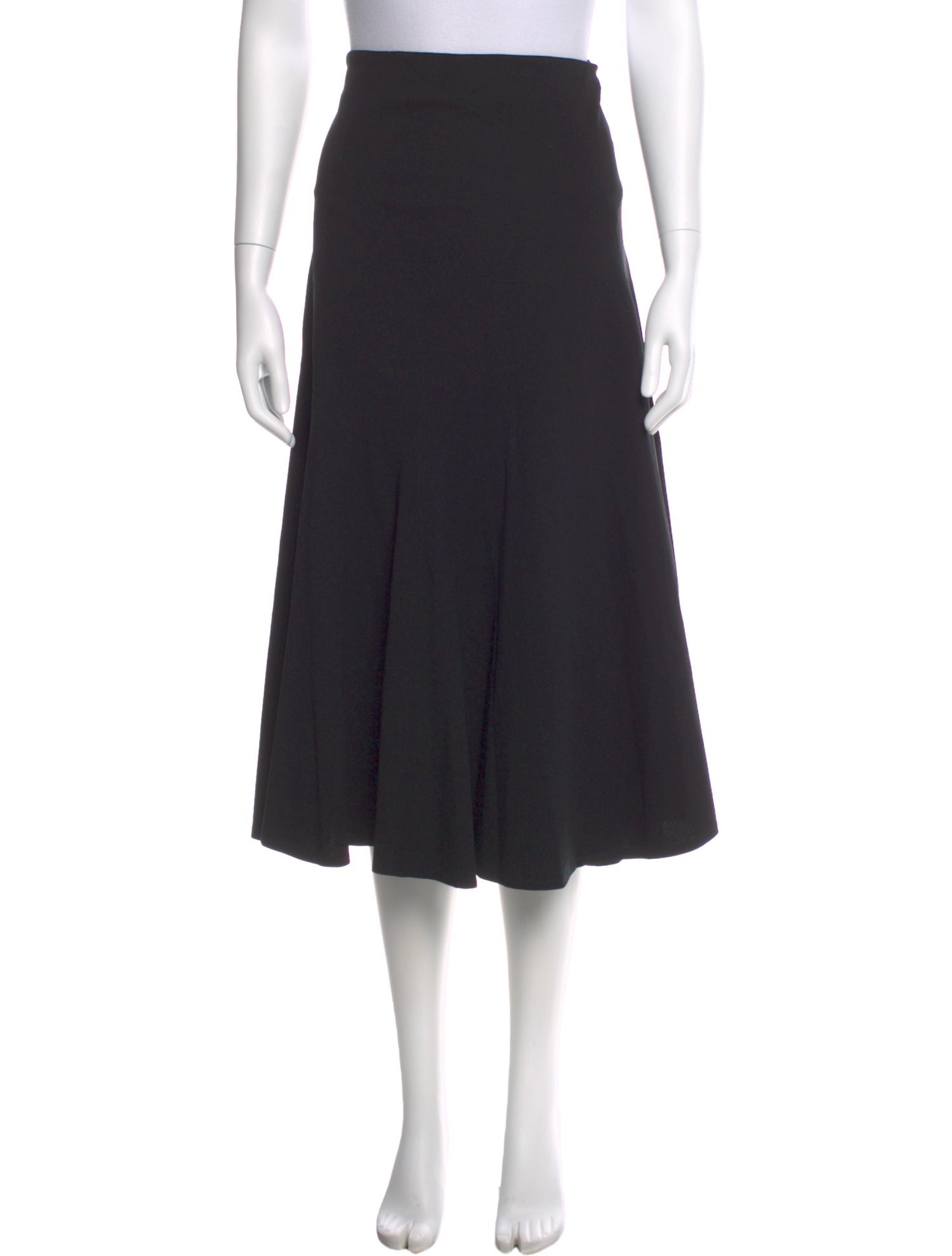 Derek Lam Ruffle Embellishment Midi Length Skirt