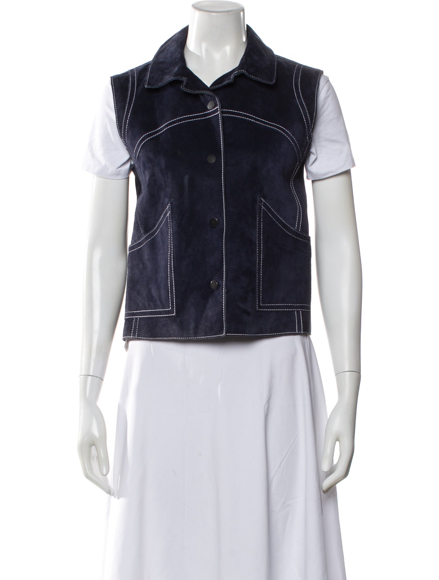 Derek Lam Calfskin Vest