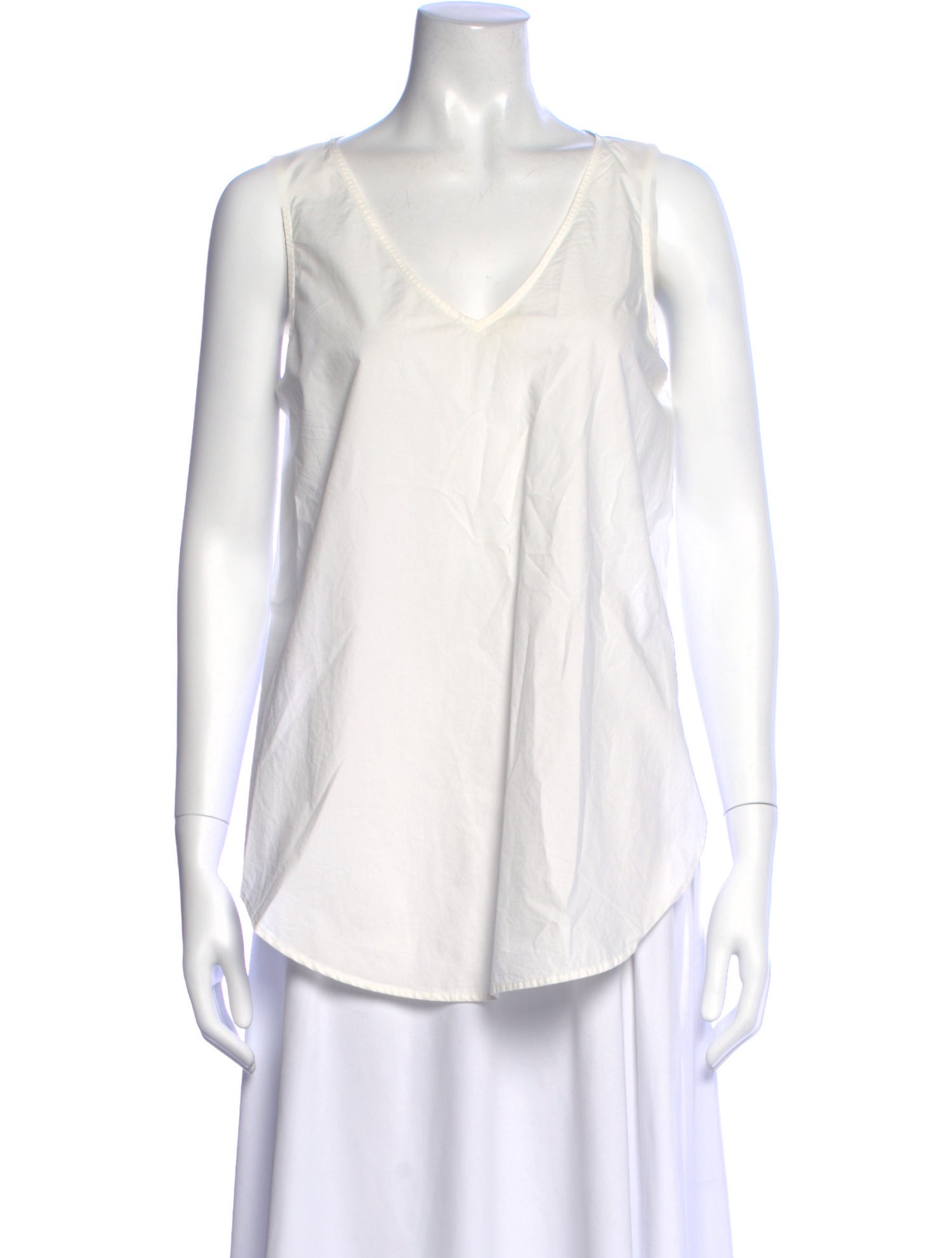 Derek Lam 10 Crosby V-Neck Sleeveless Top