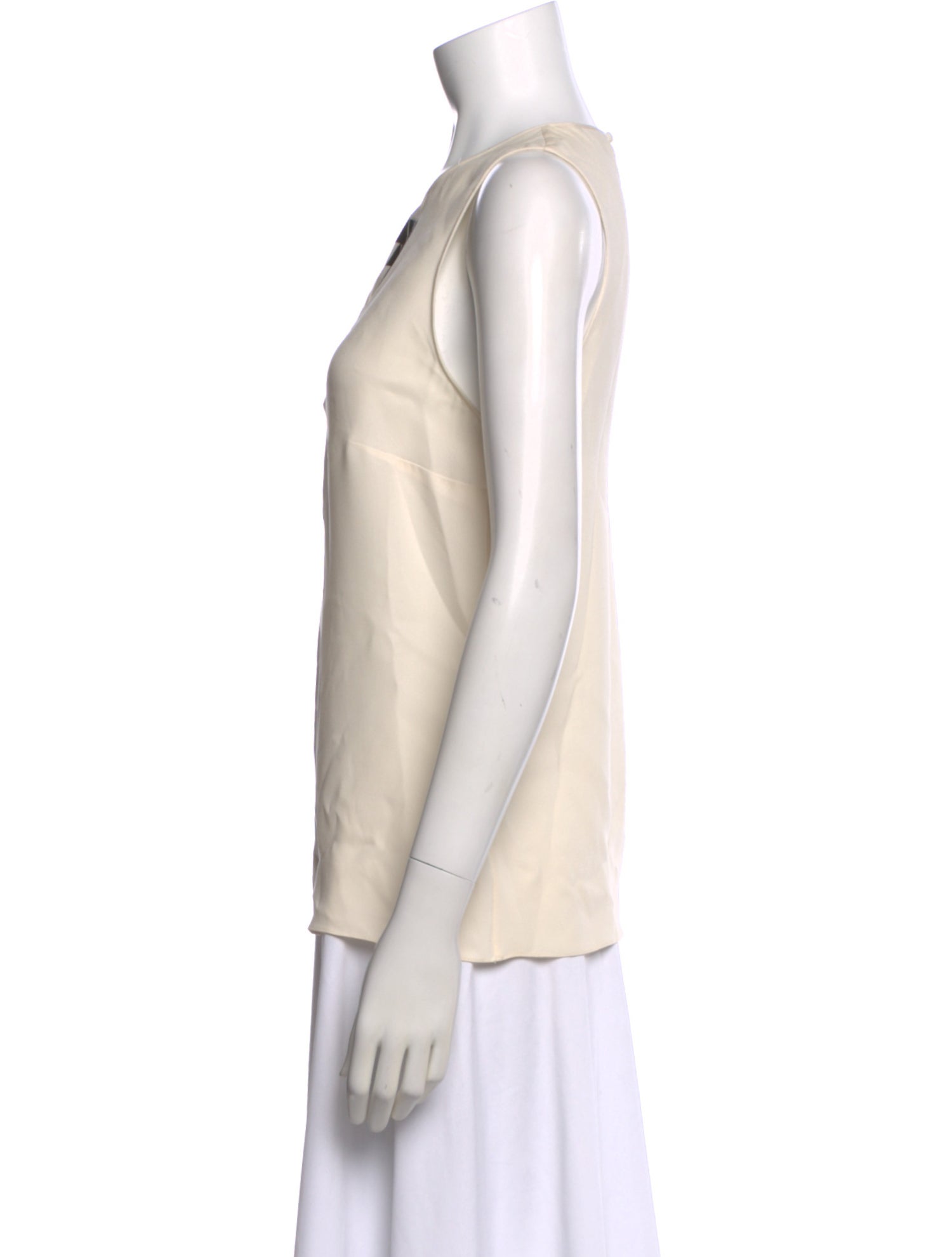 Derek Lam Silk Graphic Print Top