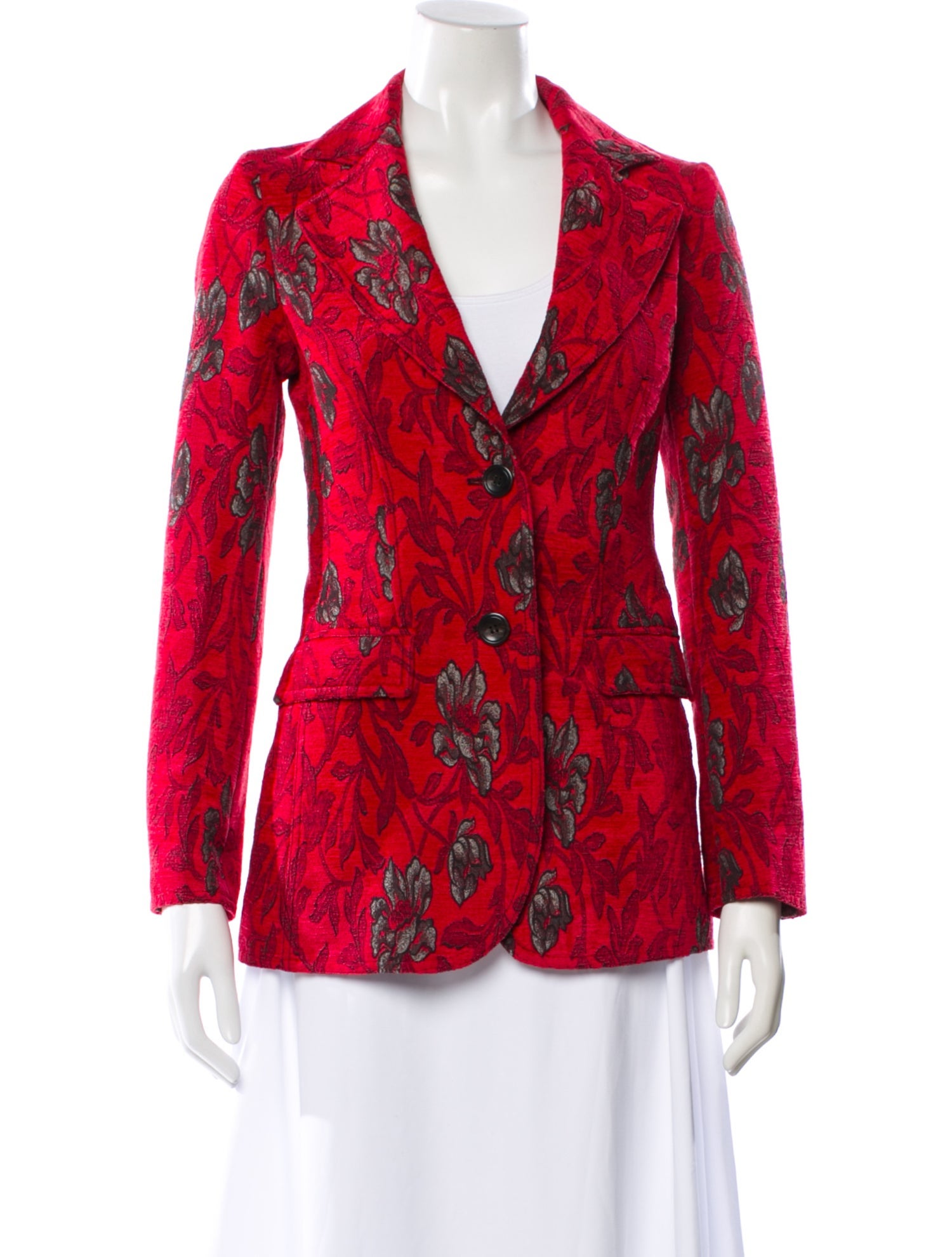 Derek Lam Floral Print Blazer