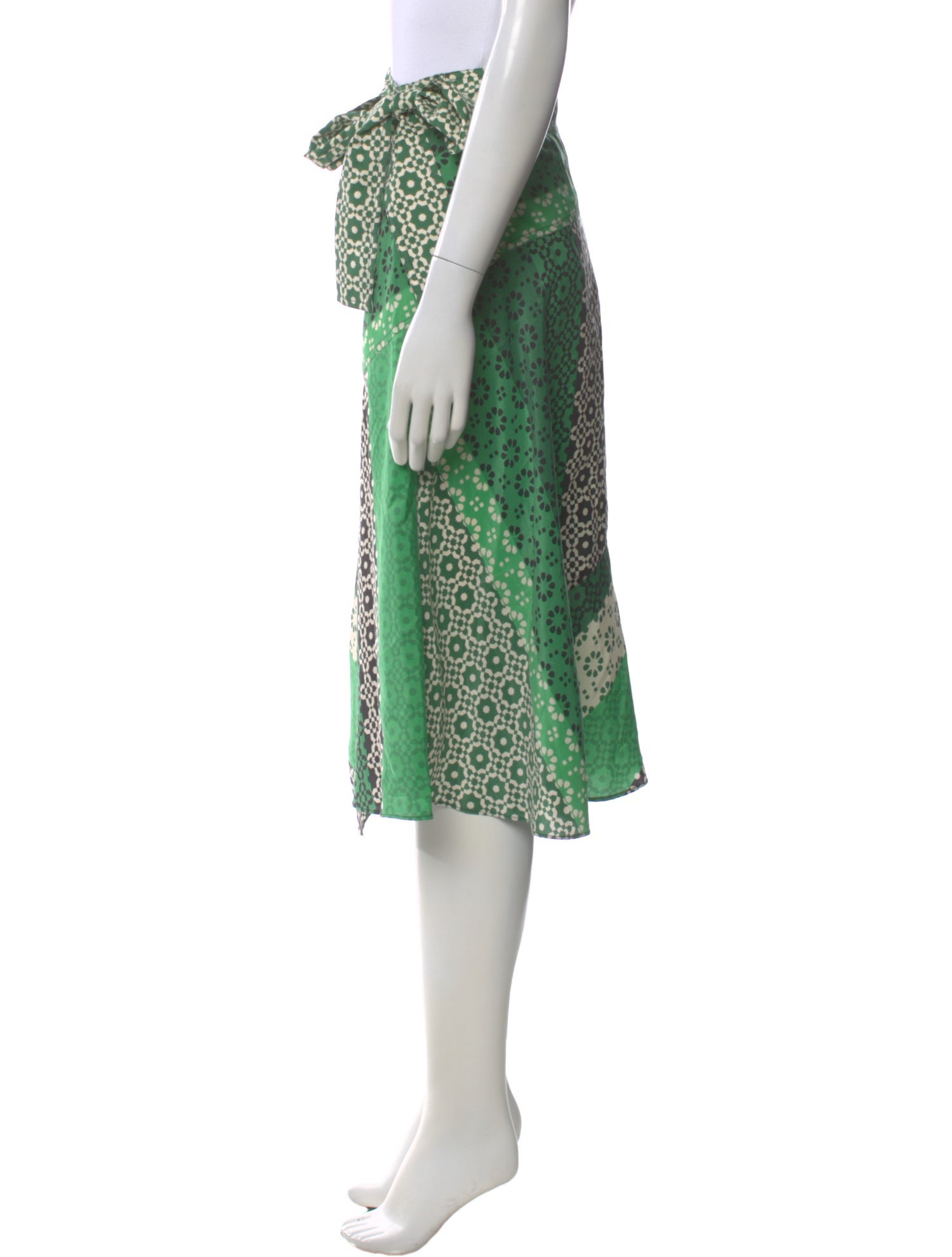 Derek Lam Silk Knee-Length Skirt