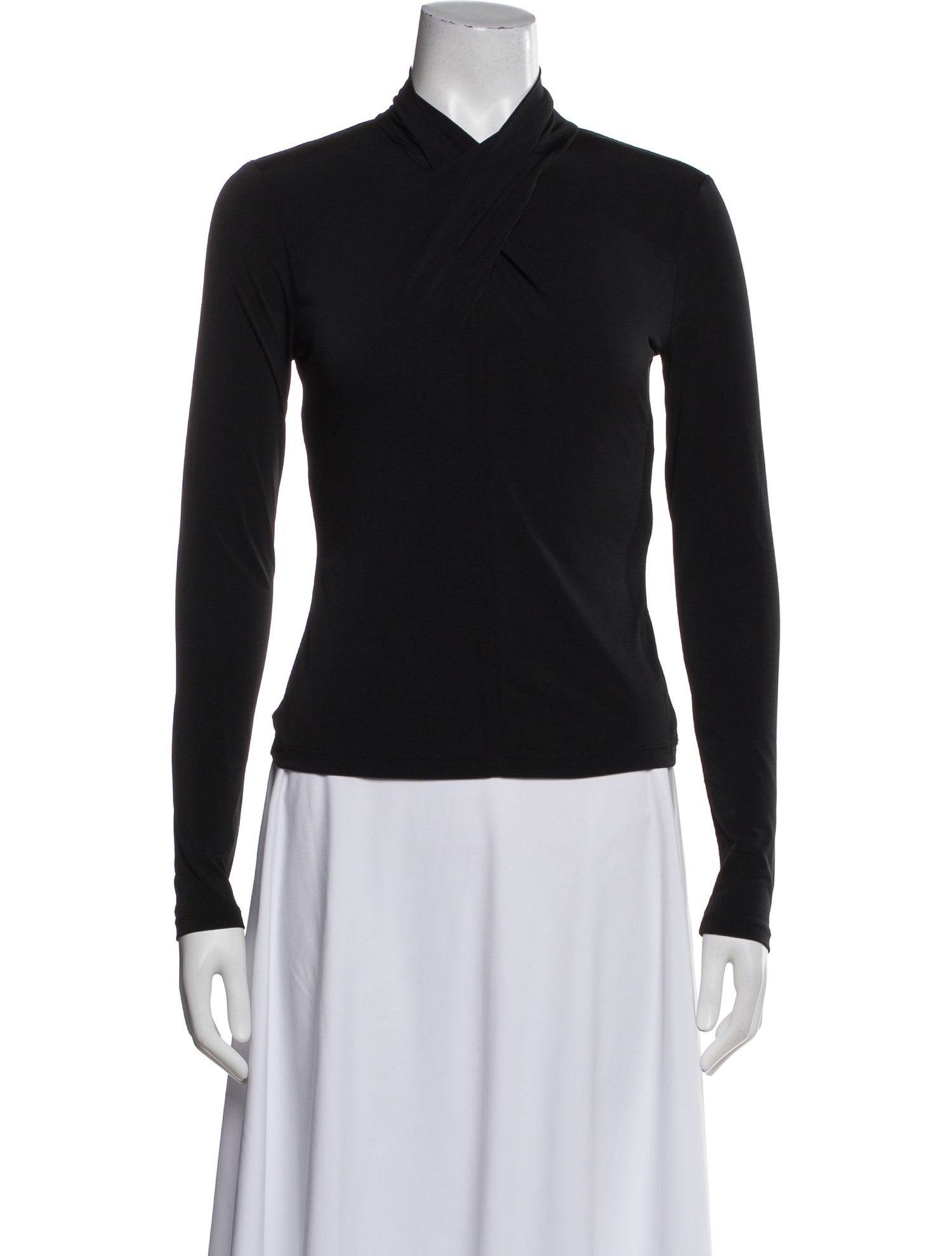 Derek Lam Asymmetrical Long Sleeve Top