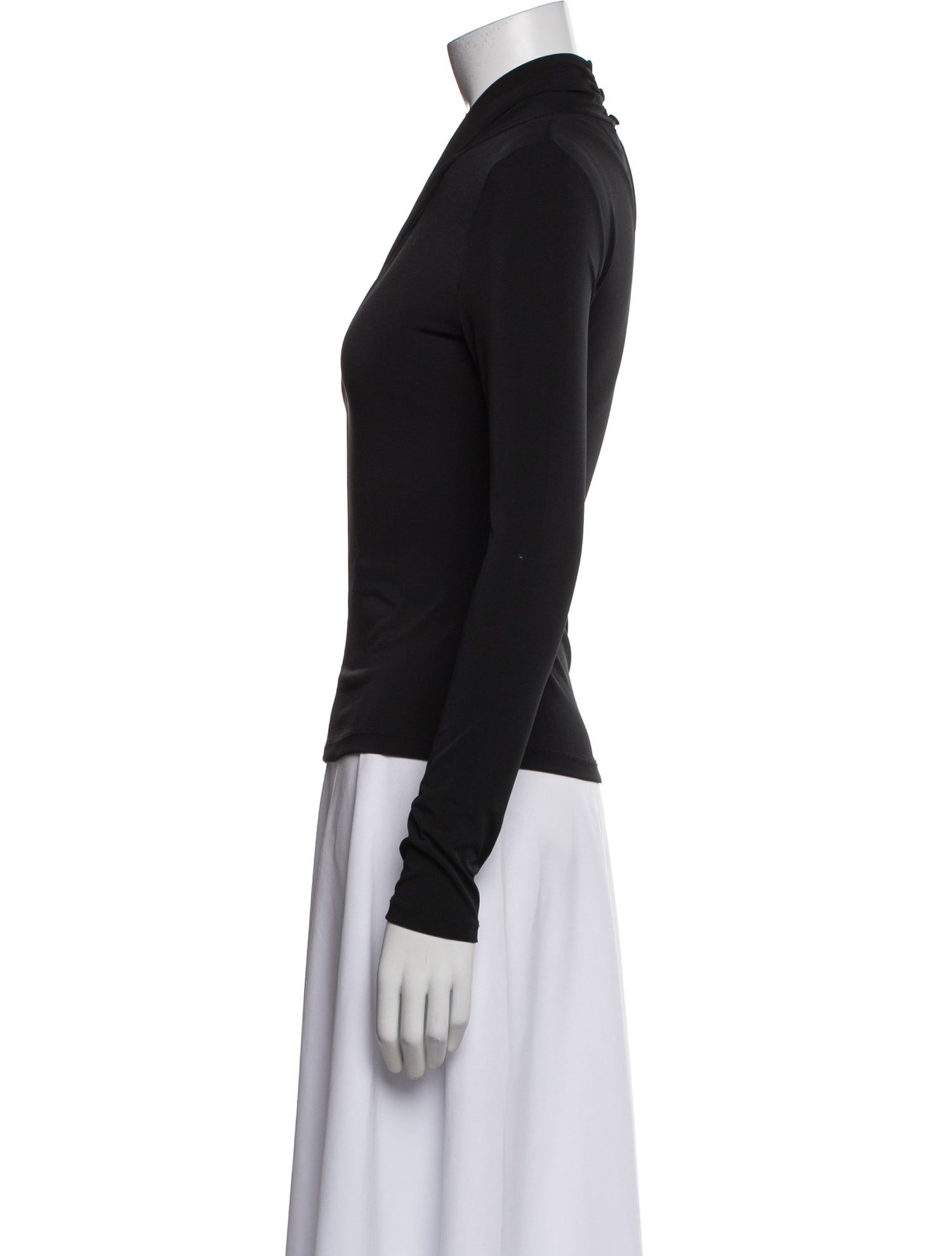 Derek Lam Asymmetrical Long Sleeve Top