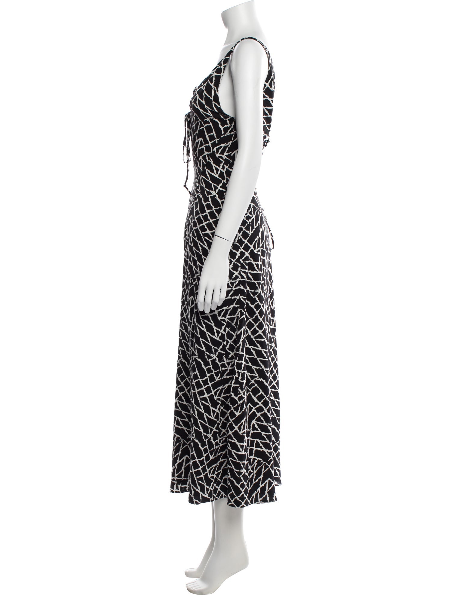 Derek Lam Silk Long Dress