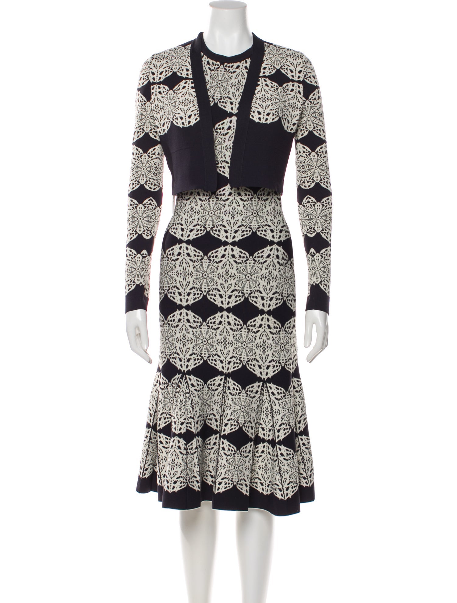Derek Lam Nylon Printed Dress Set