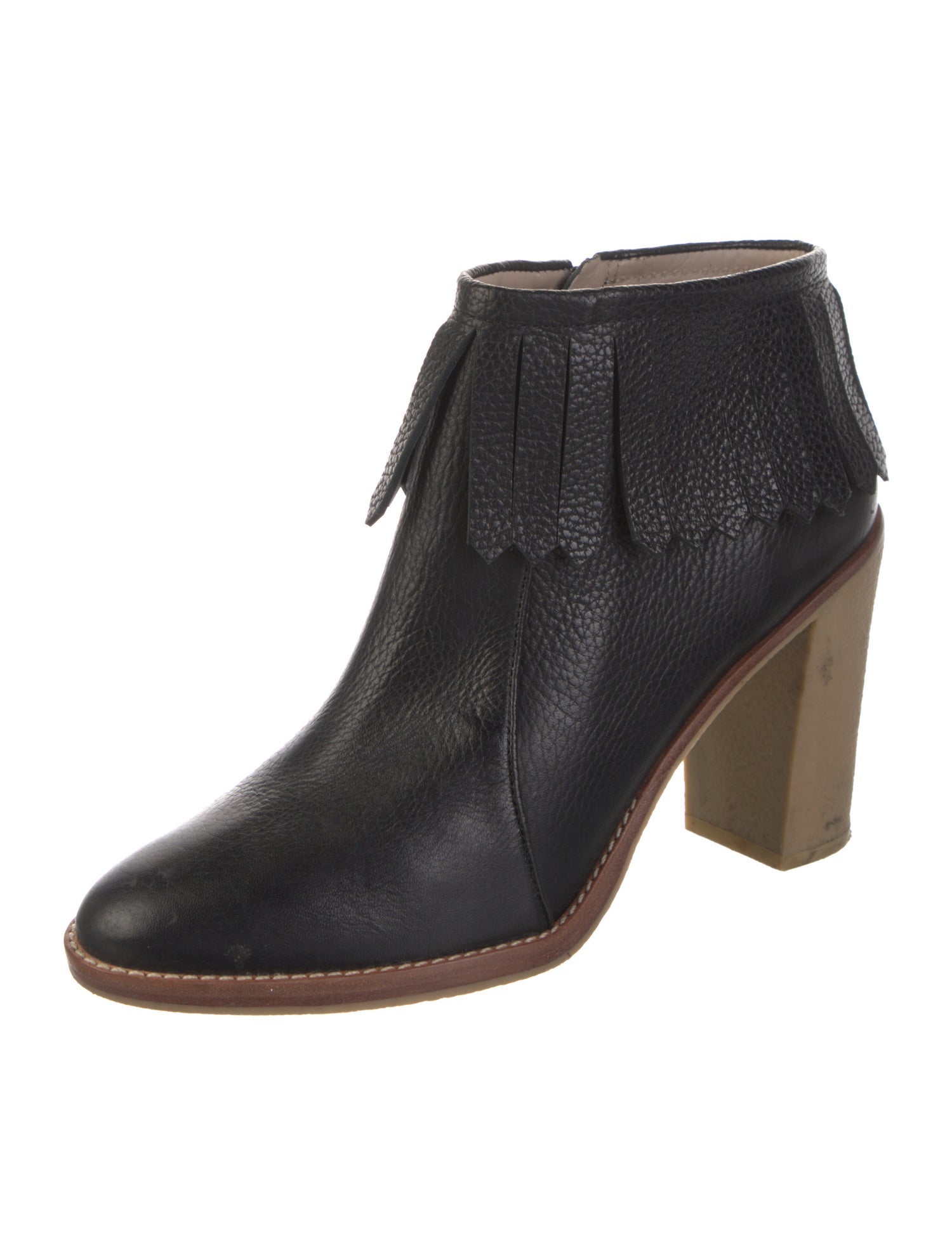 Derek Lam Leather Lace-Up Boots